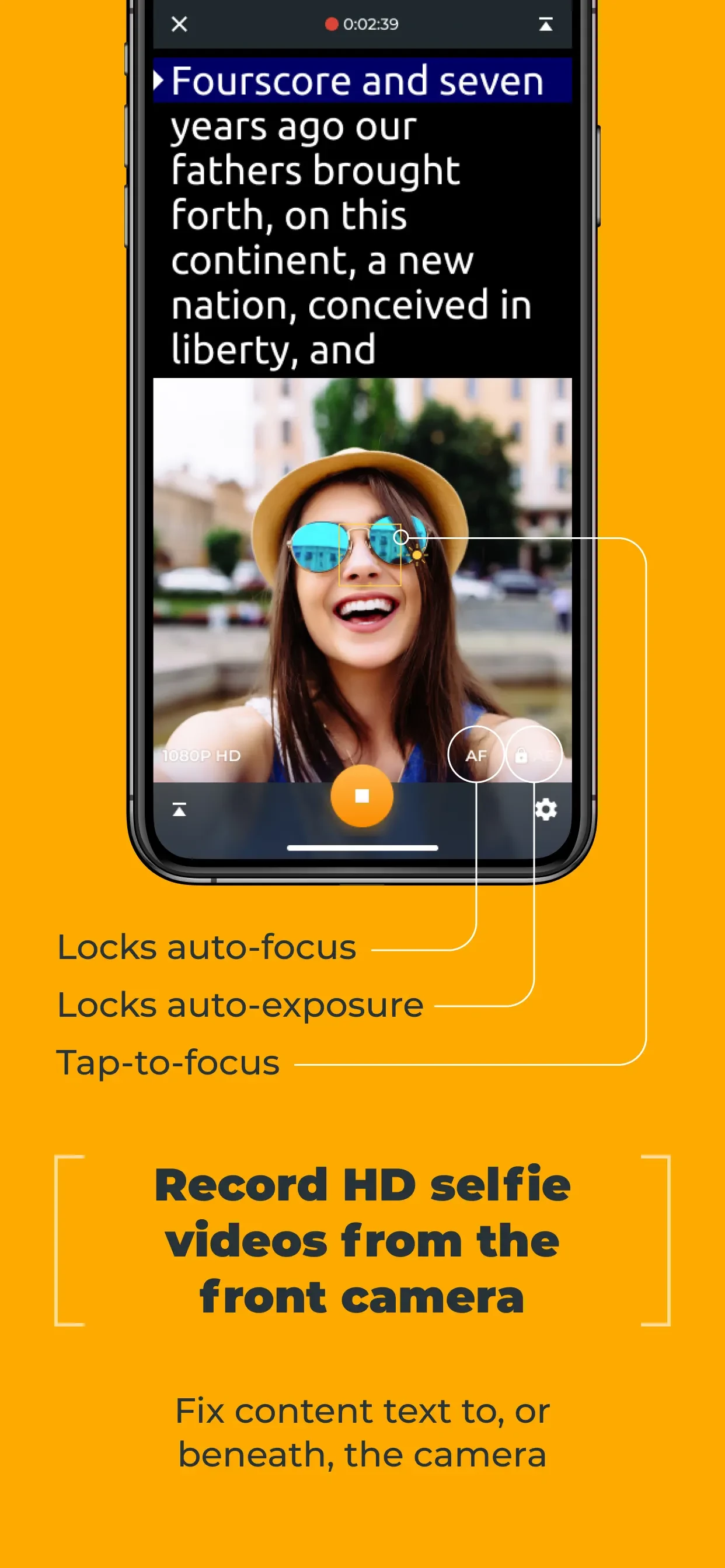 PromptSmart Pro - Teleprompter app store screenshot 6 — Photo & Video (iOS)