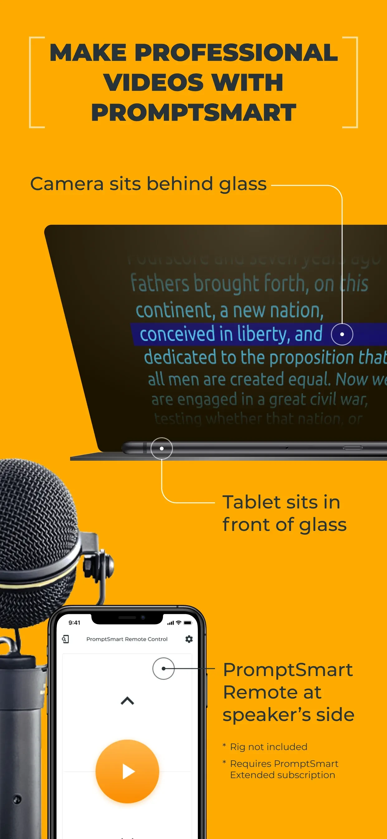PromptSmart Pro - Teleprompter app store screenshot 8 — Photo & Video (iOS)