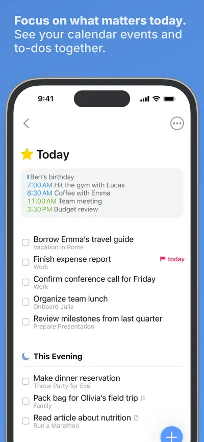 Things 3 app store screenshot 1 — Productivity (iOS)
