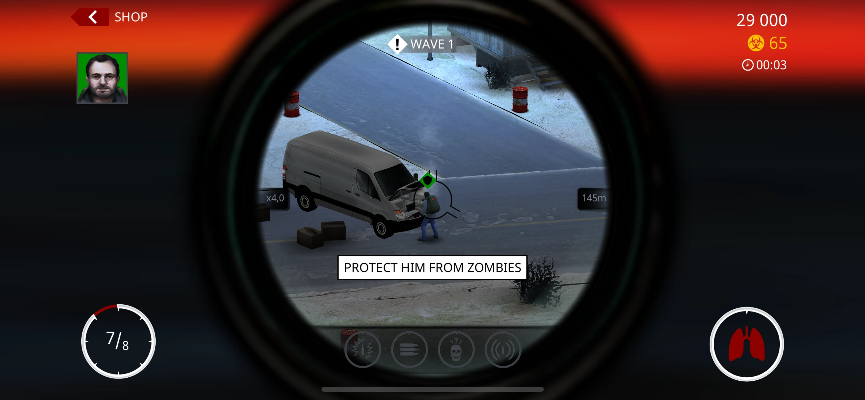 Hitman Sniper app store screenshot 10 — Games (iOS)