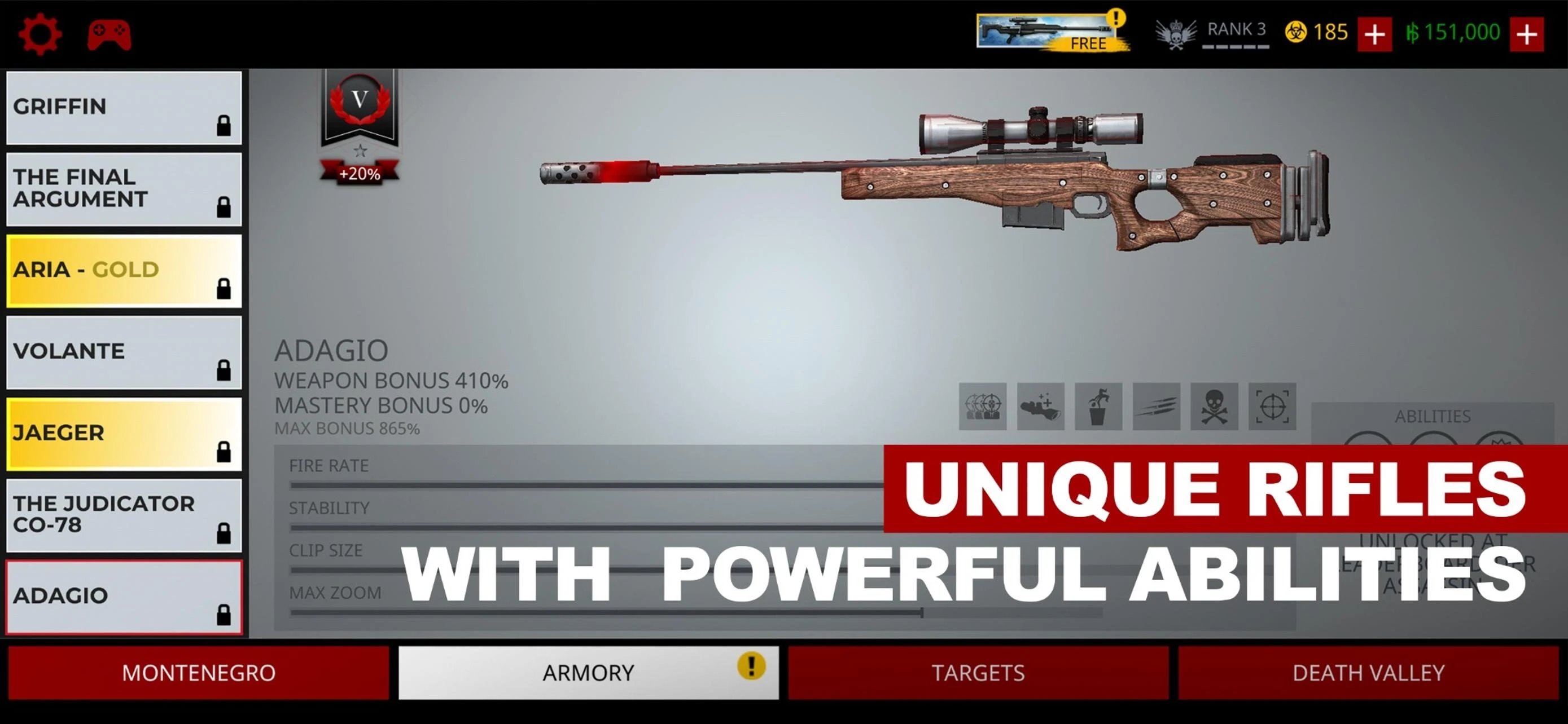 Hitman Sniper app store screenshot 3 — Games (iOS)