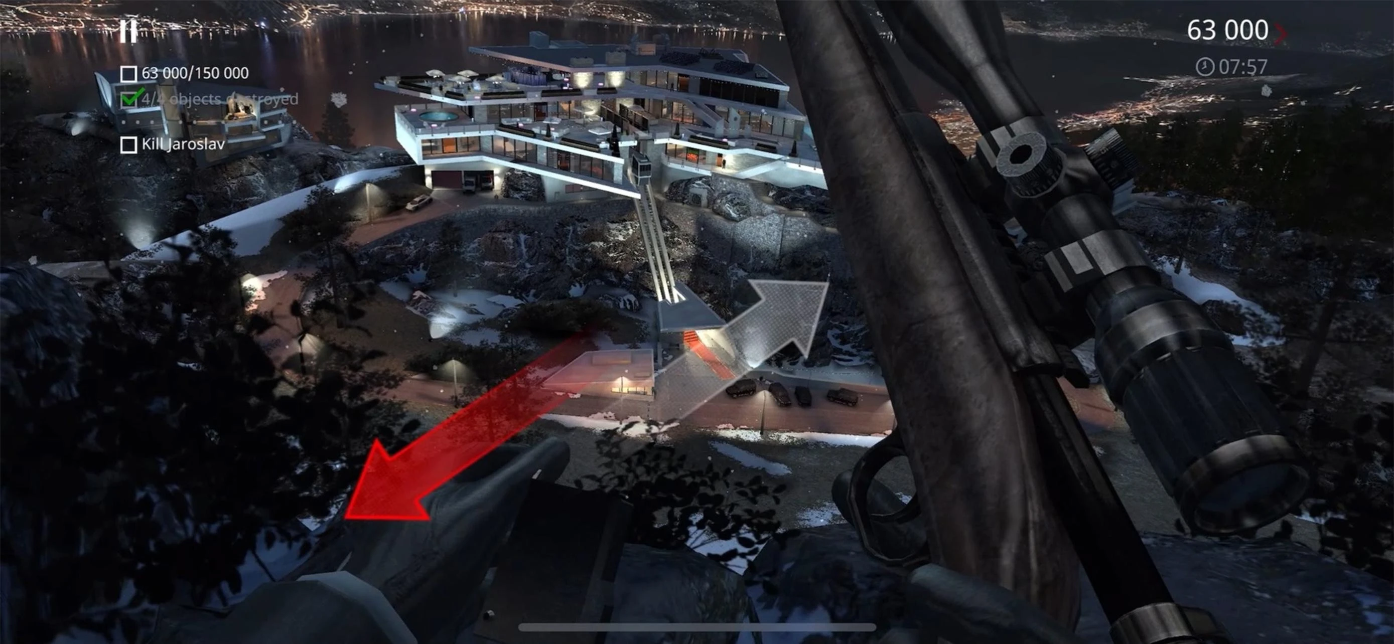 Hitman Sniper app store screenshot 4 — Games (iOS)