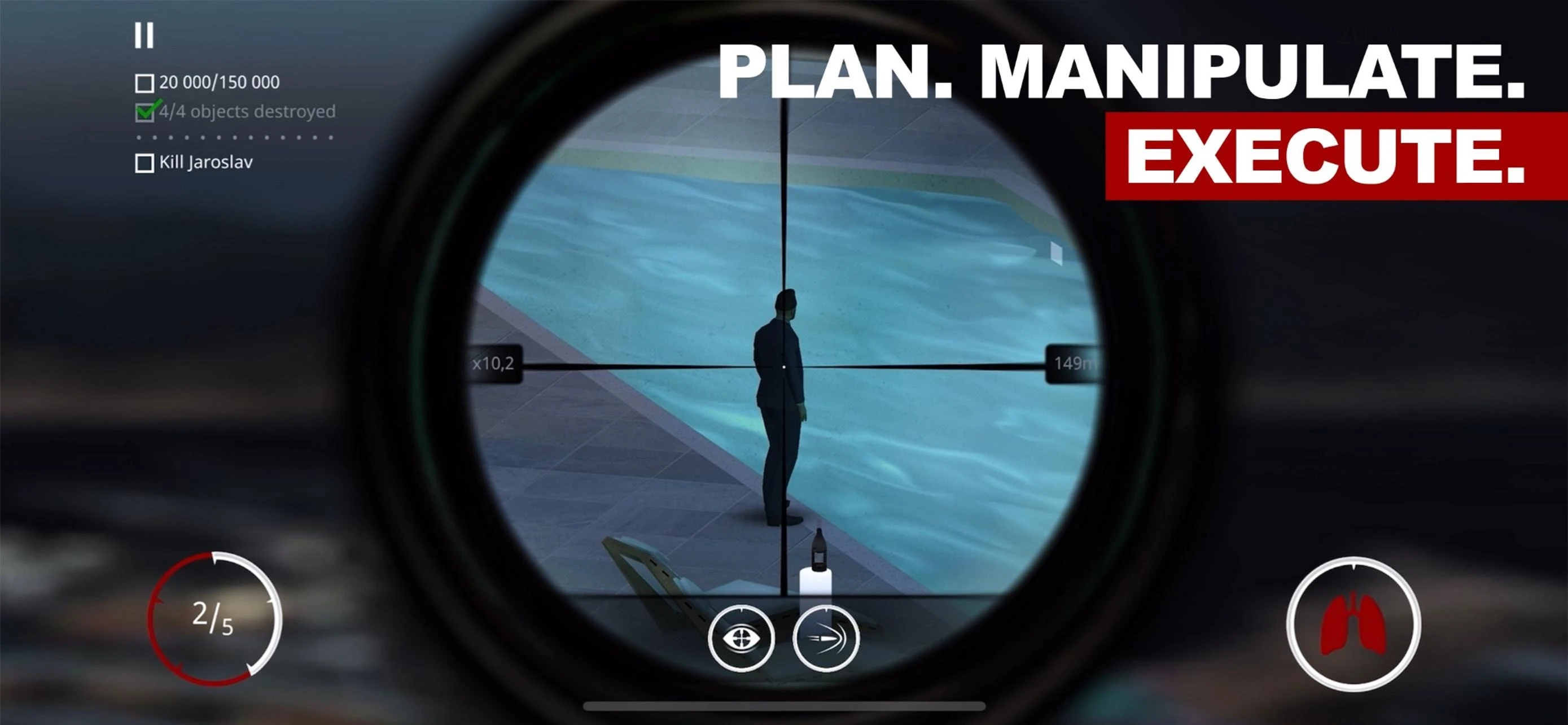 Hitman Sniper app store screenshot 5 — Games (iOS)