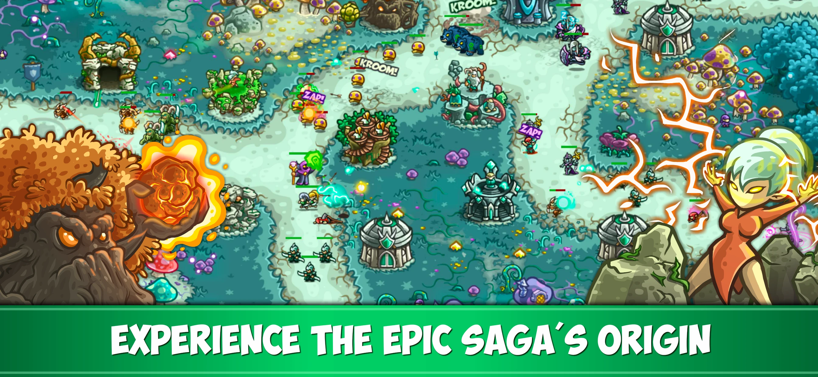Kingdom Rush Origins TD app store screenshot 1 — Games (iOS)