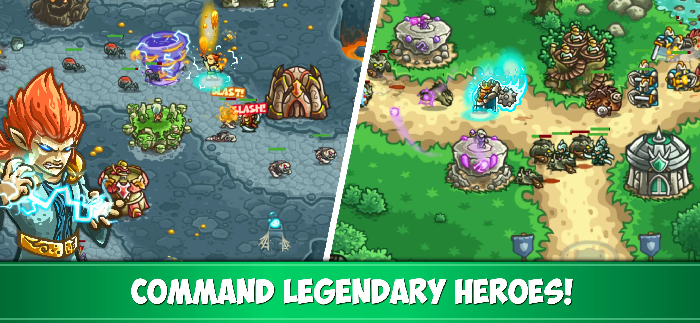 Kingdom Rush Origins TD app store screenshot 4 — Games (iOS)