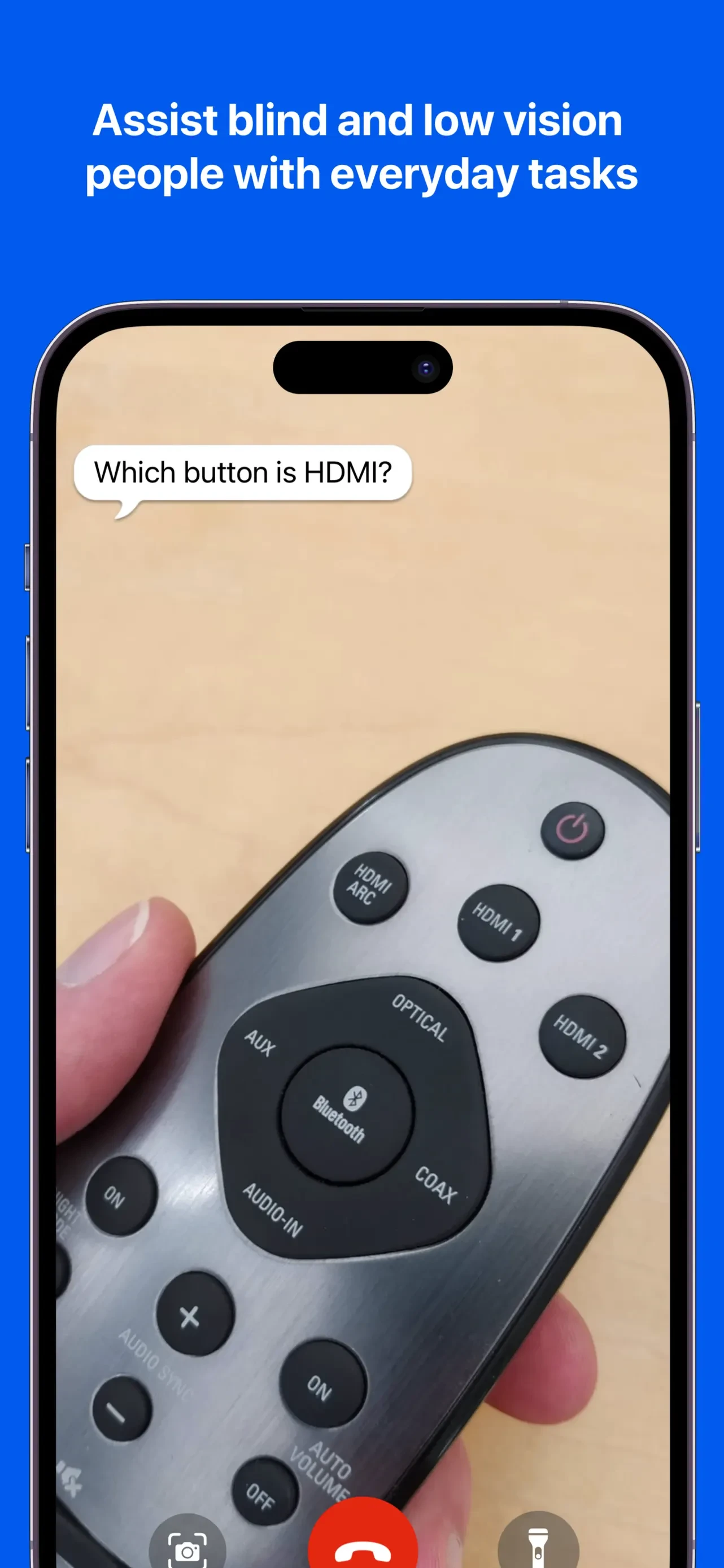 Be My Eyes app store screenshot 3 — Unknown (iOS)