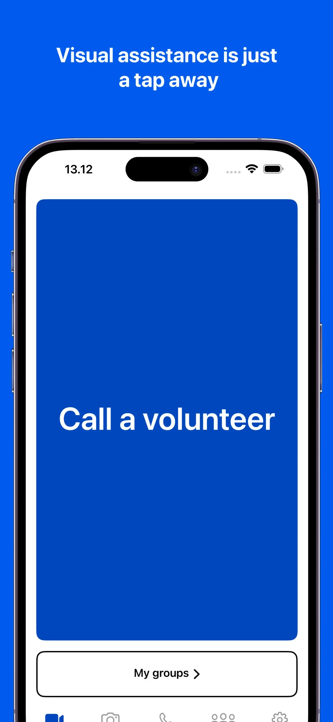 Be My Eyes app store screenshot 4 — Unknown (iOS)