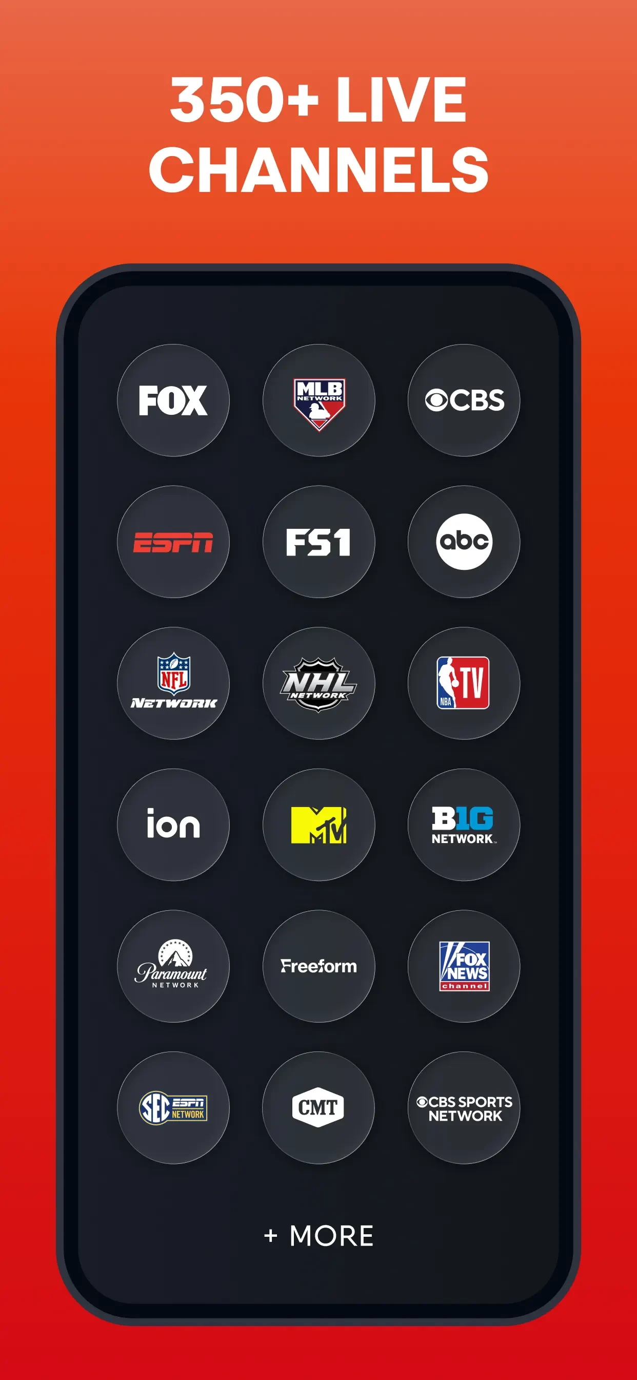 Fubo: Watch Live TV & Sports app store screenshot 1 — Entertainment (iOS)
