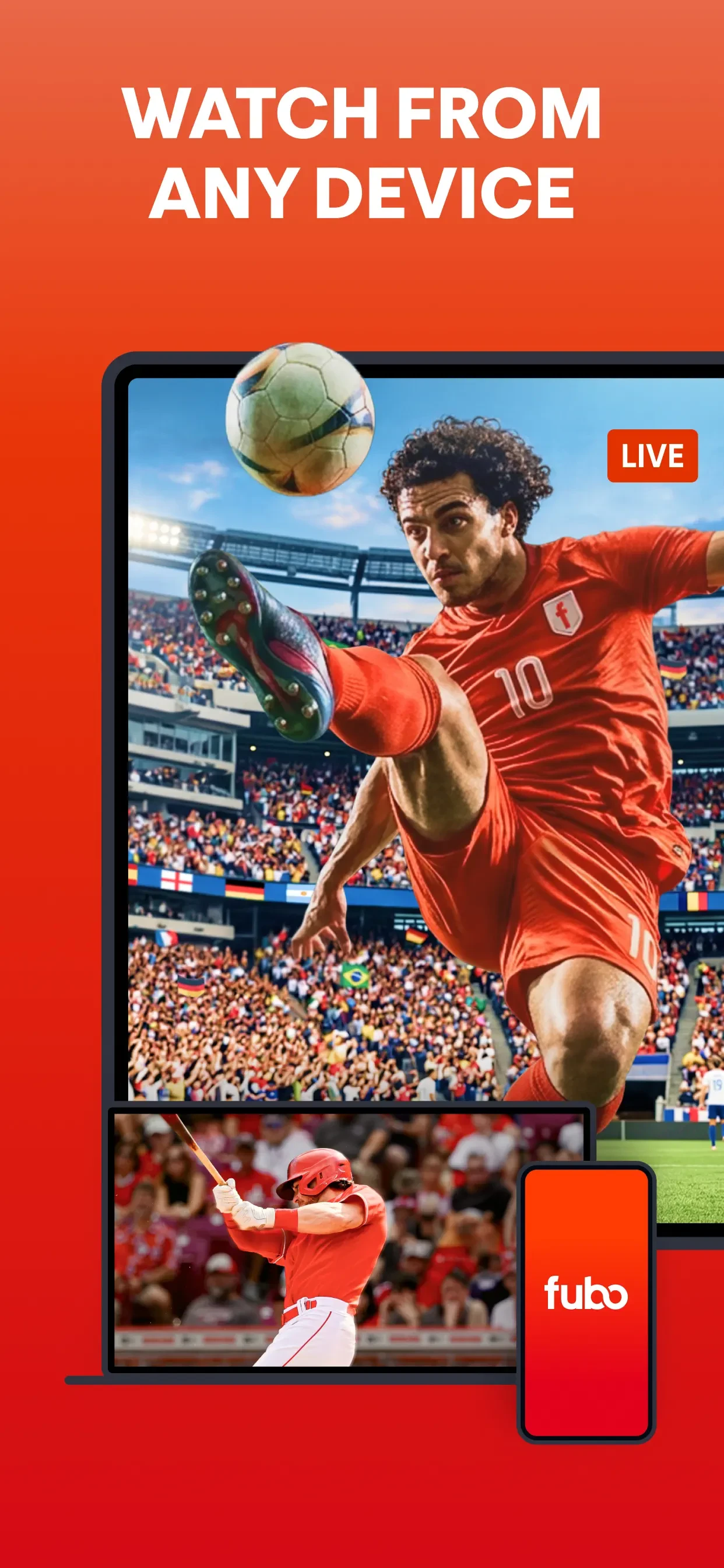 Fubo: Watch Live TV & Sports app store screenshot 6 — Entertainment (iOS)