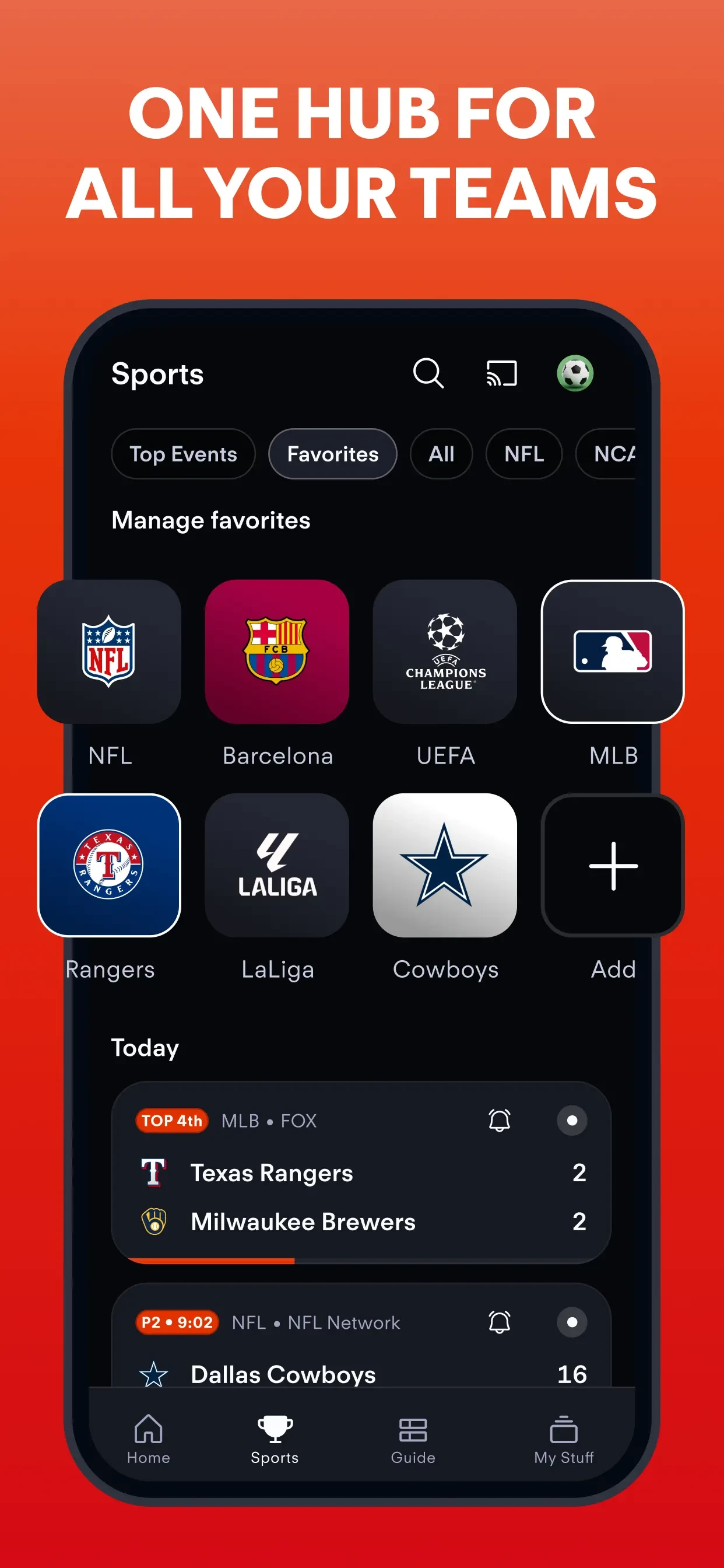 Fubo: Watch Live TV & Sports app store screenshot 9 — Entertainment (iOS)