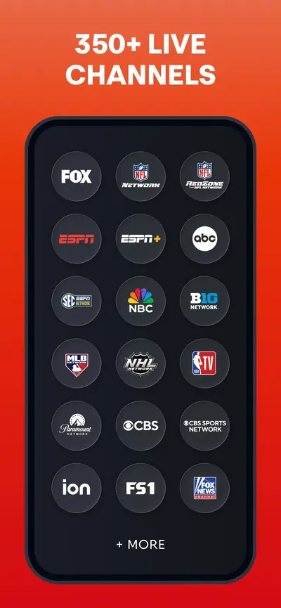 Fubo: Watch Live TV & Sports app store screenshot 1 — Entertainment (iOS)