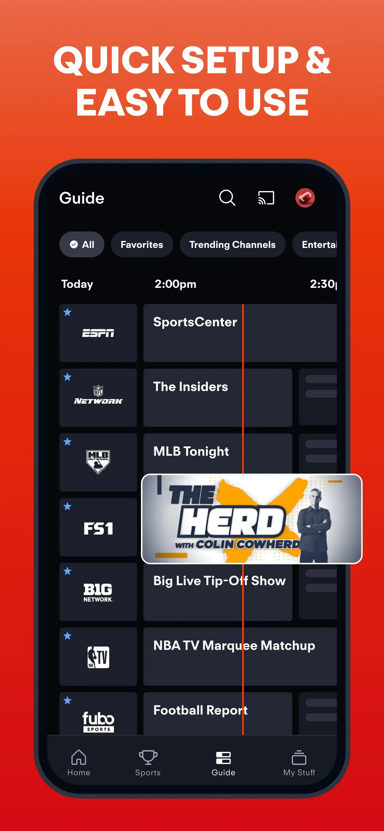 Fubo: Watch Live TV & Sports app store screenshot 6 — Entertainment (iOS)