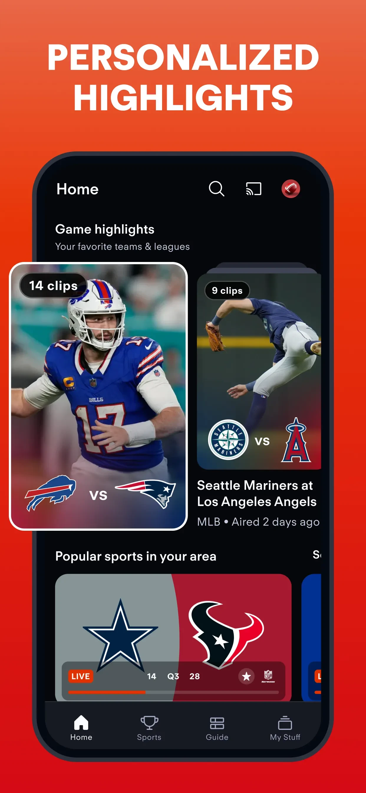 Fubo: Watch Live TV & Sports app store screenshot 7 — Entertainment (iOS)