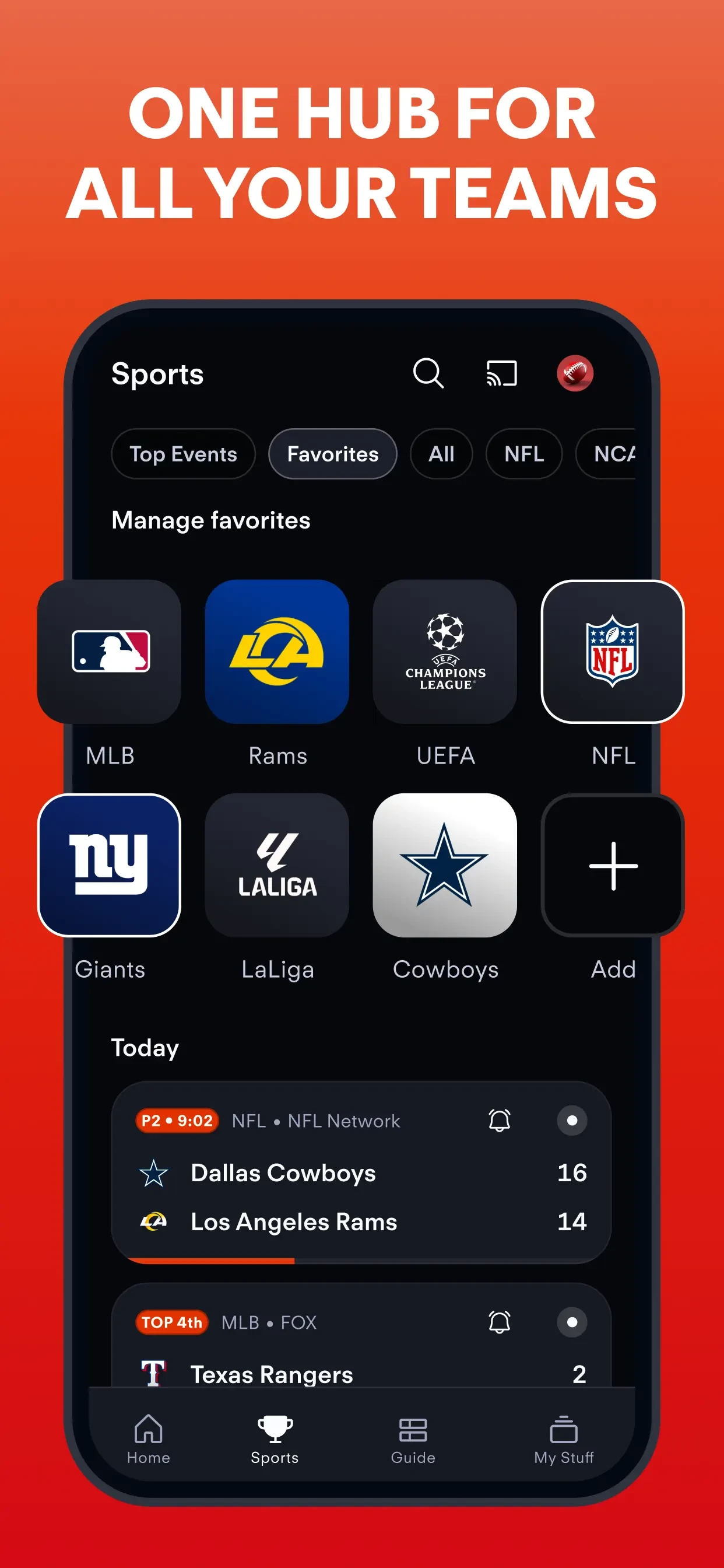 Fubo: Watch Live TV & Sports app store screenshot 8 — Entertainment (iOS)