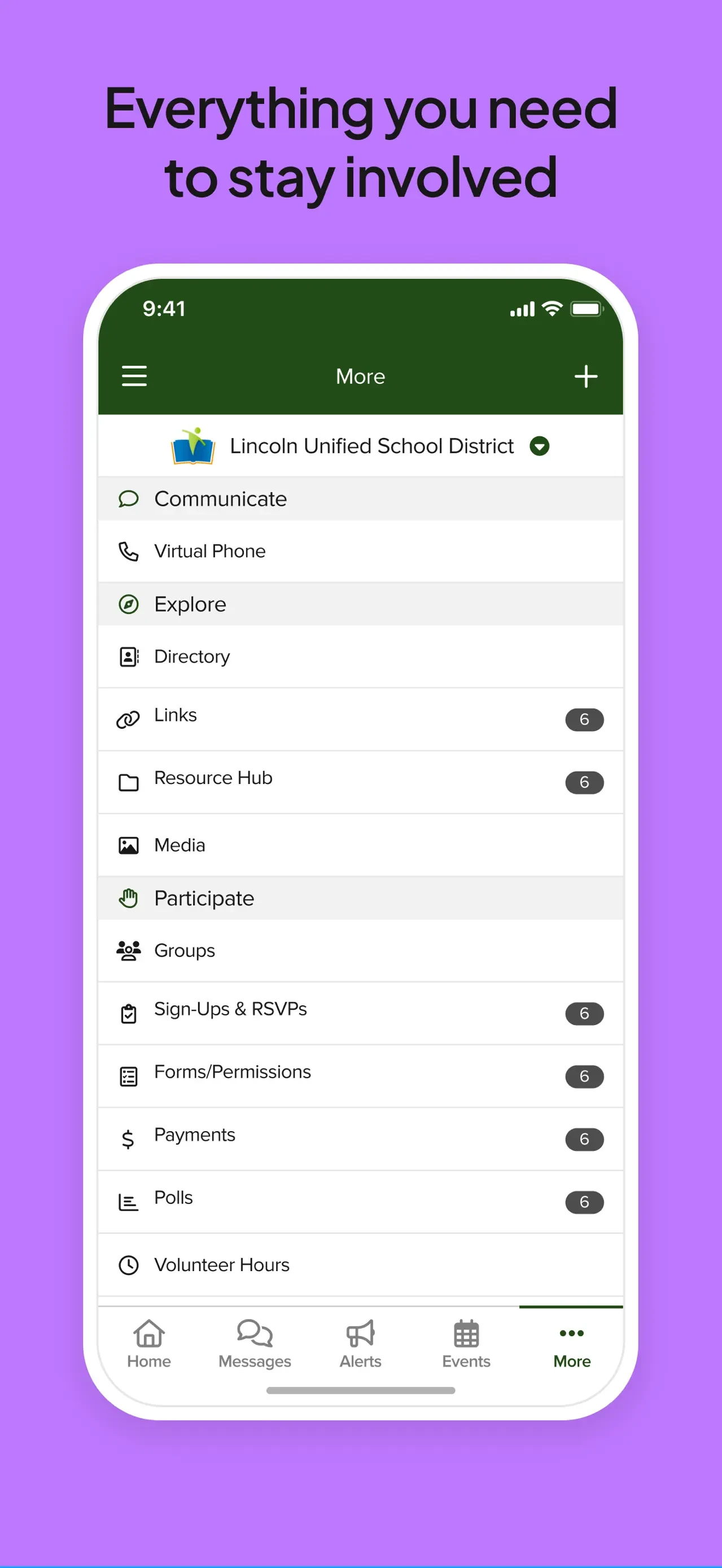 ParentSquare app store screenshot 5 — Unknown (iOS)