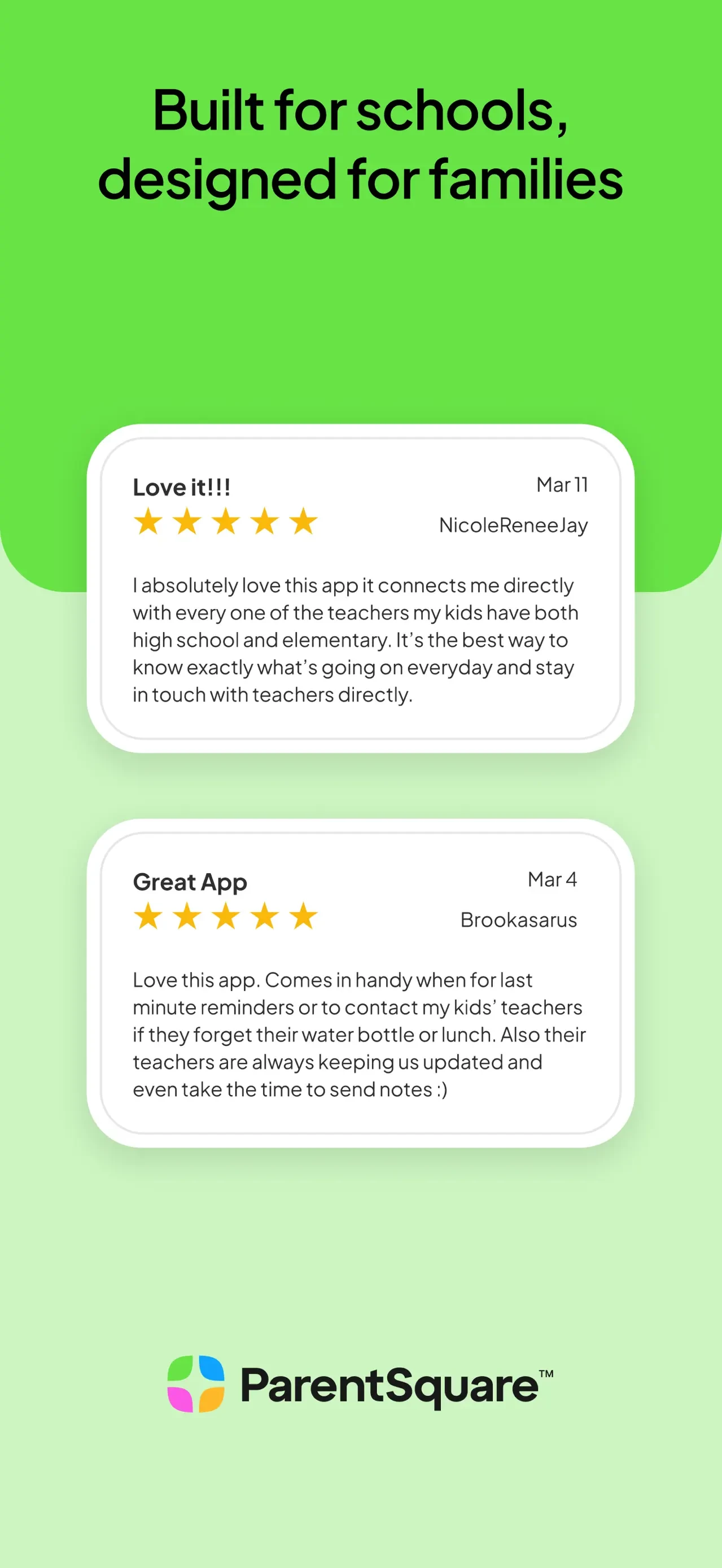ParentSquare app store screenshot 7 — Unknown (iOS)