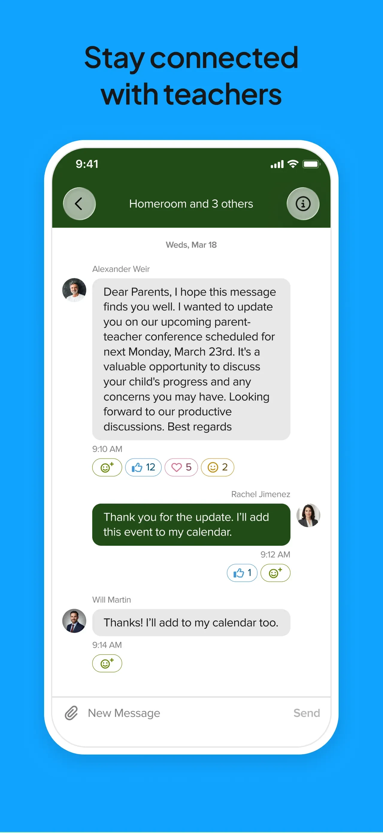 ParentSquare app store screenshot 3 — Unknown (iOS)