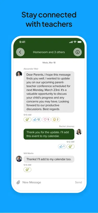 ParentSquare app store screenshot 3 — Unknown (iOS)