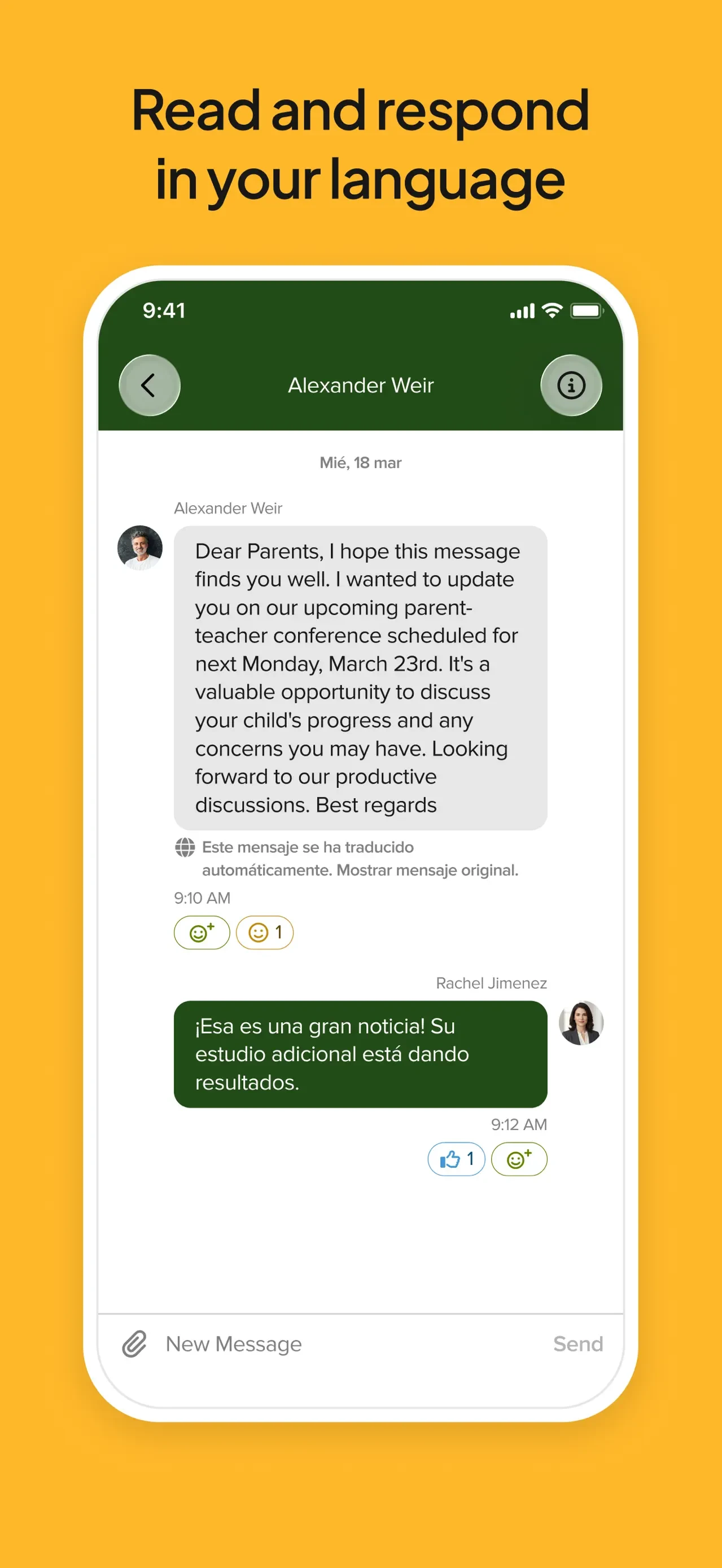 ParentSquare app store screenshot 4 — Unknown (iOS)