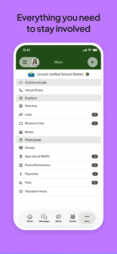 ParentSquare app store screenshot 5 — Unknown (iOS)