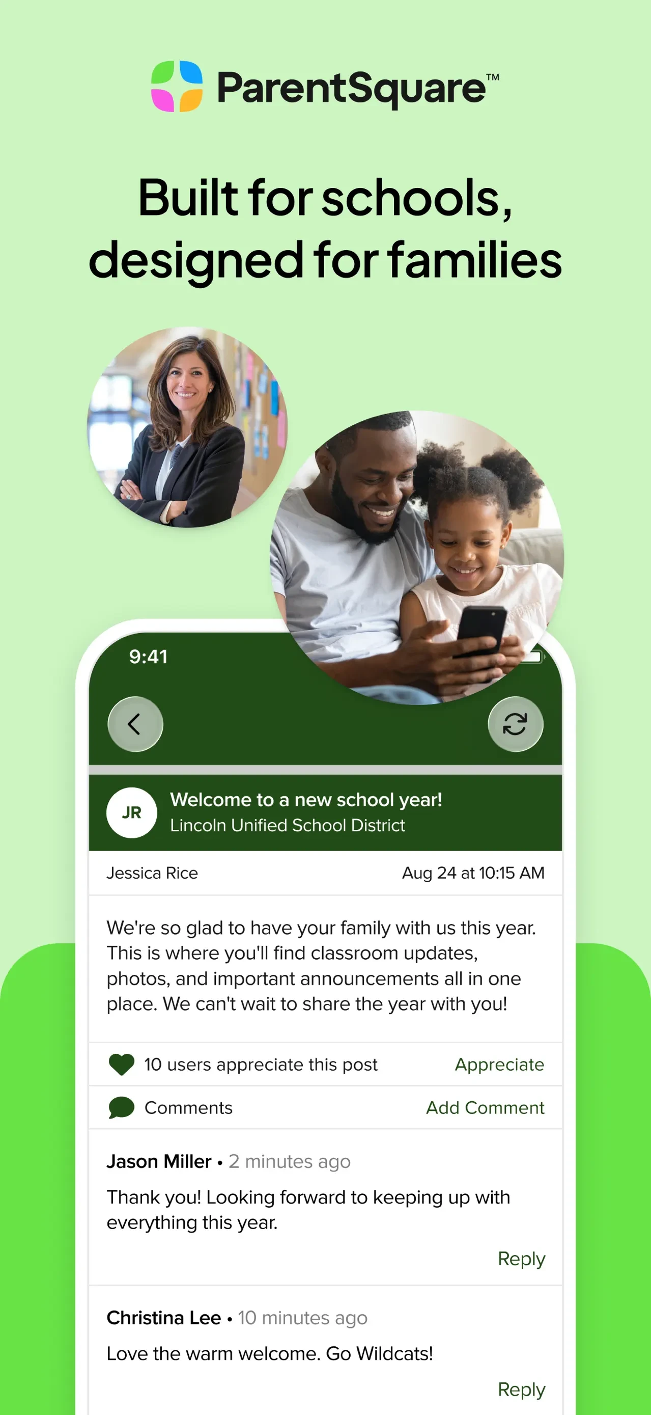 ParentSquare app store screenshot 7 — Unknown (iOS)