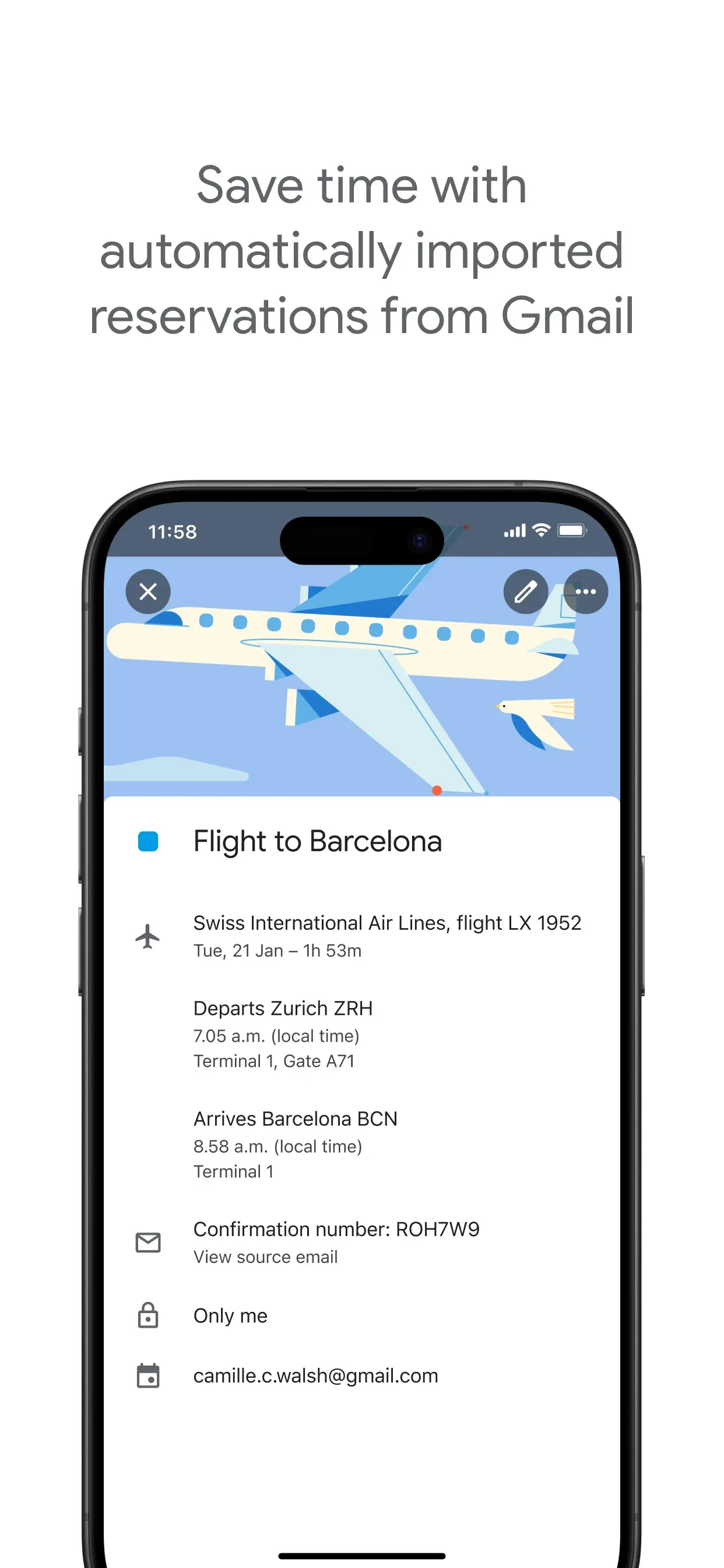 Google Calendar: Get Organized app store screenshot 4 — Unknown (iOS)