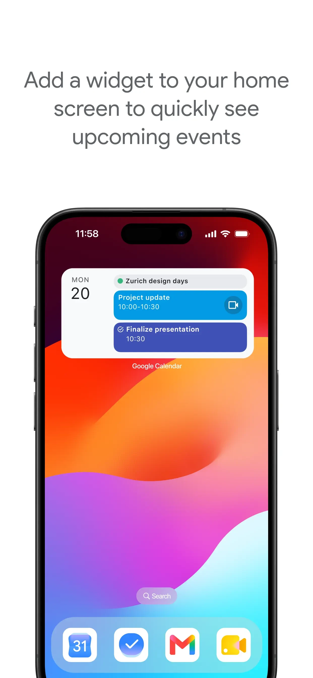 Google Calendar: Get Organized app store screenshot 8 — Unknown (iOS)