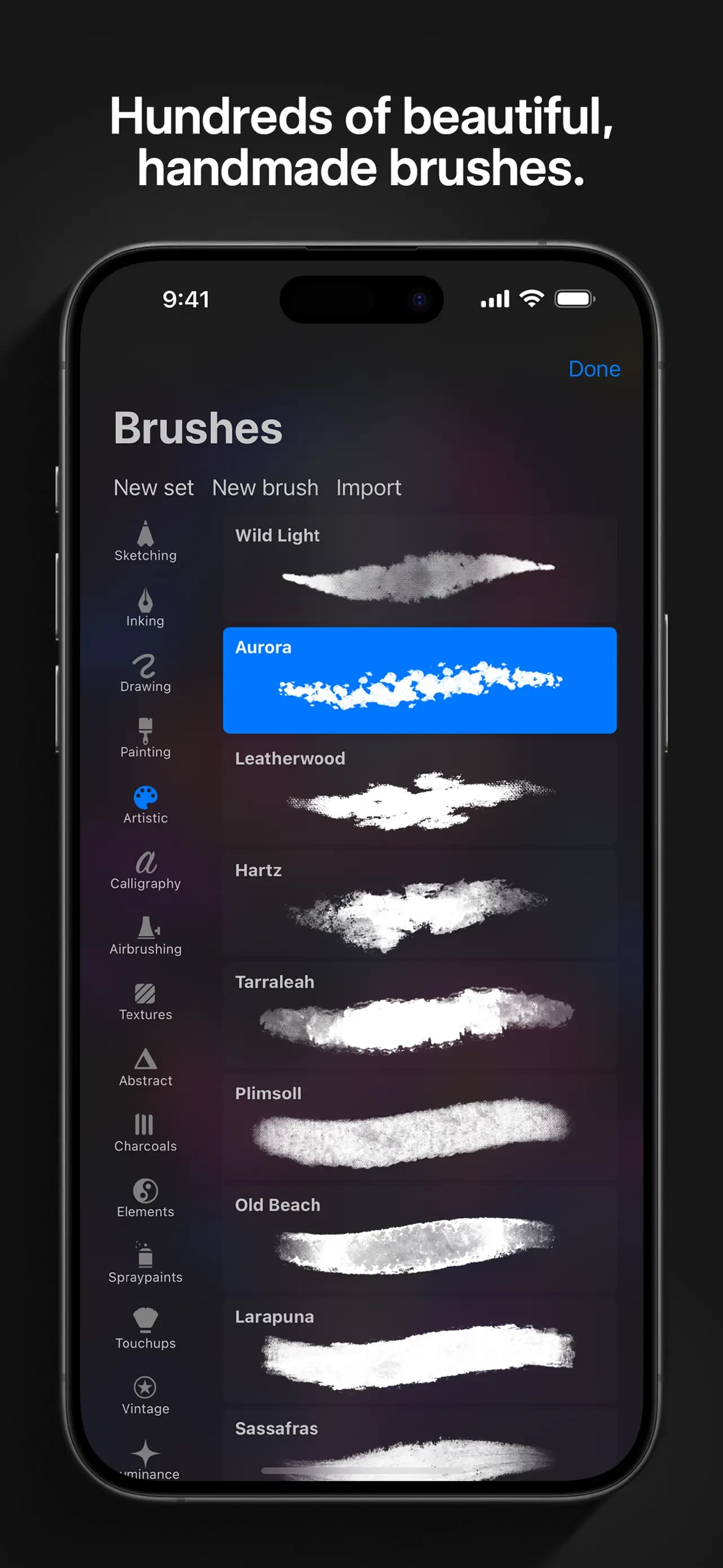 Procreate Pocket app store screenshot 1 — Graphics & Design (iOS)