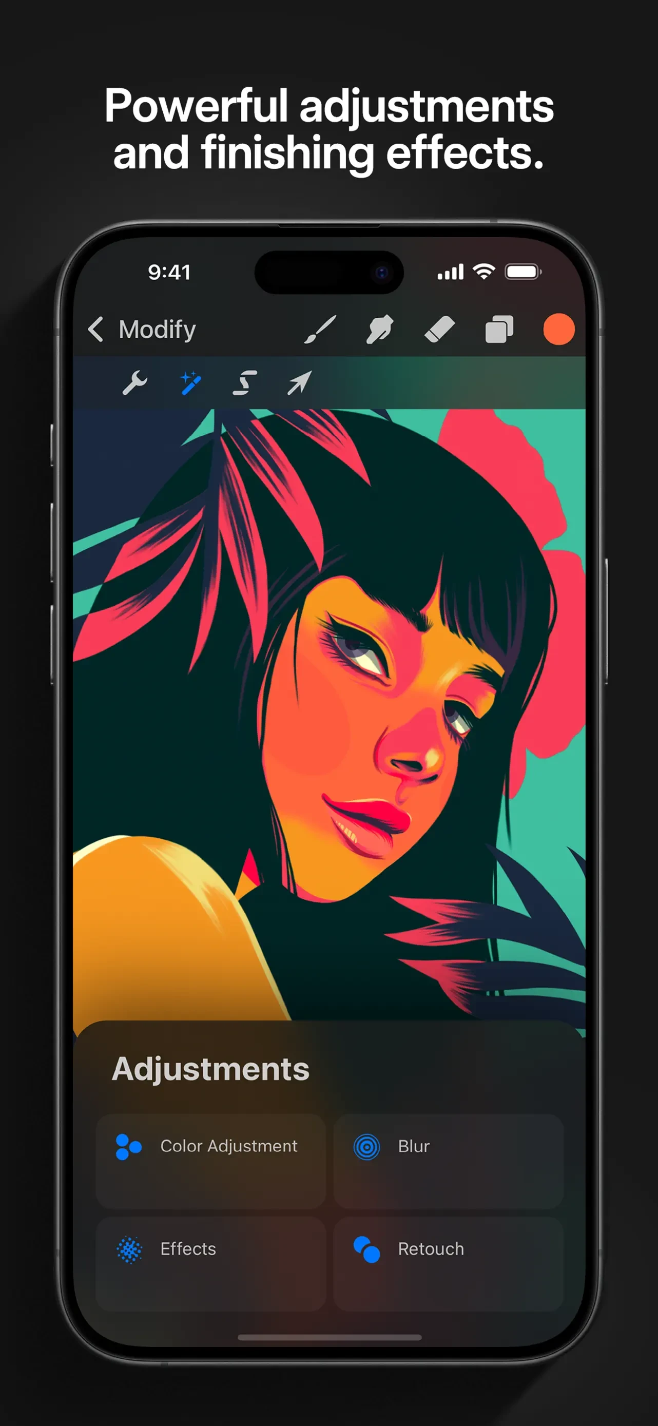 Procreate Pocket app store screenshot 2 — Graphics & Design (iOS)