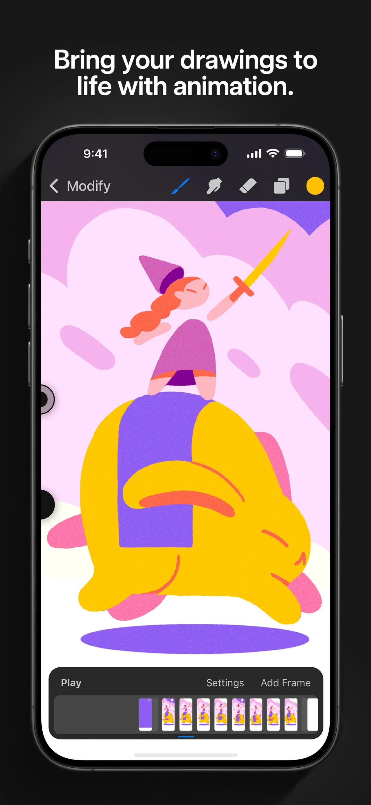 Procreate Pocket app store screenshot 5 — Graphics & Design (iOS)