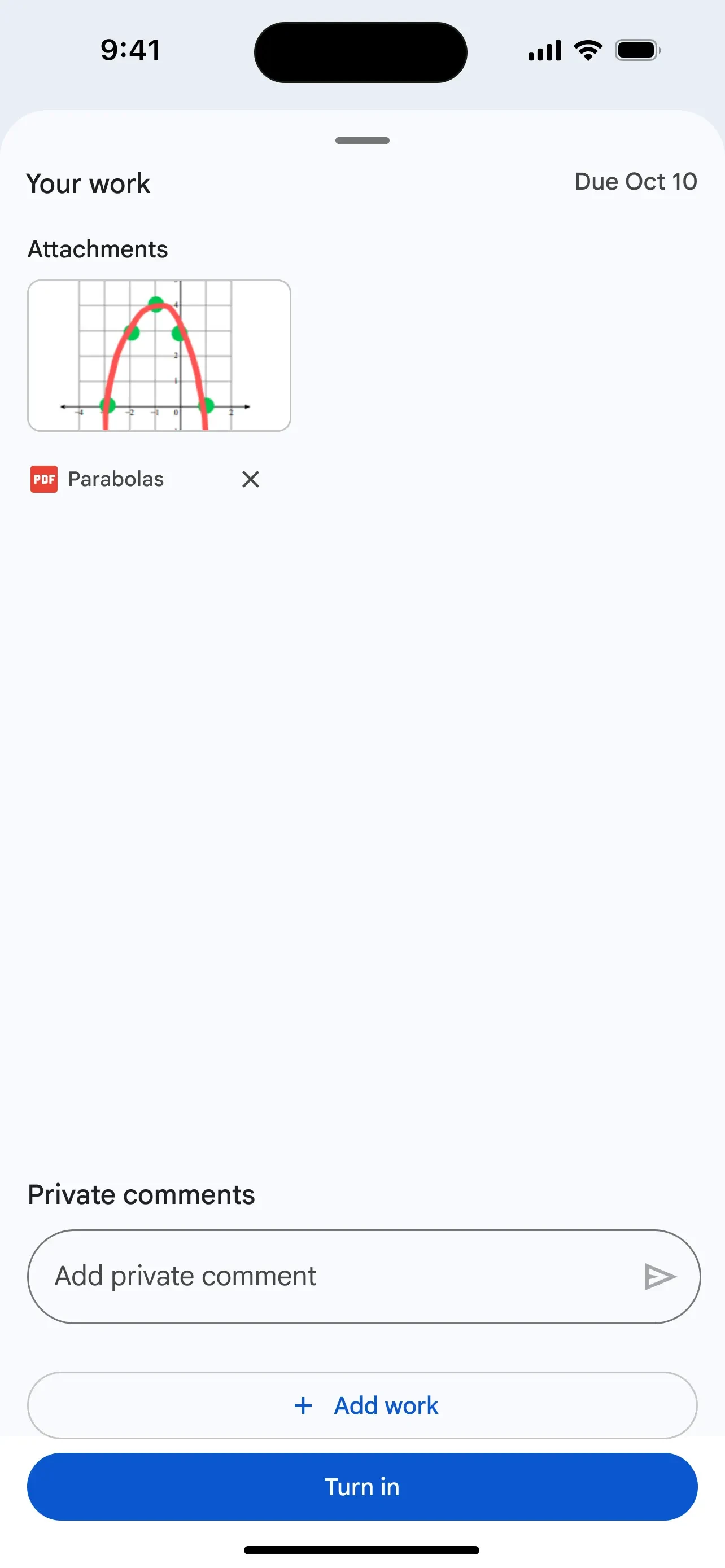 Google Classroom app store screenshot 8 — Unknown (iOS)