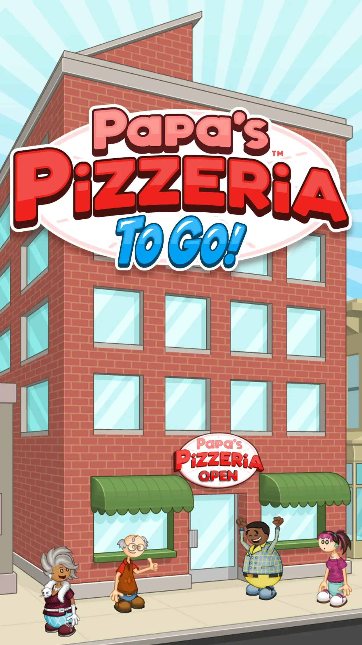 Papa's Pizzeria To Go! app store screenshot 1 — Games (iOS)