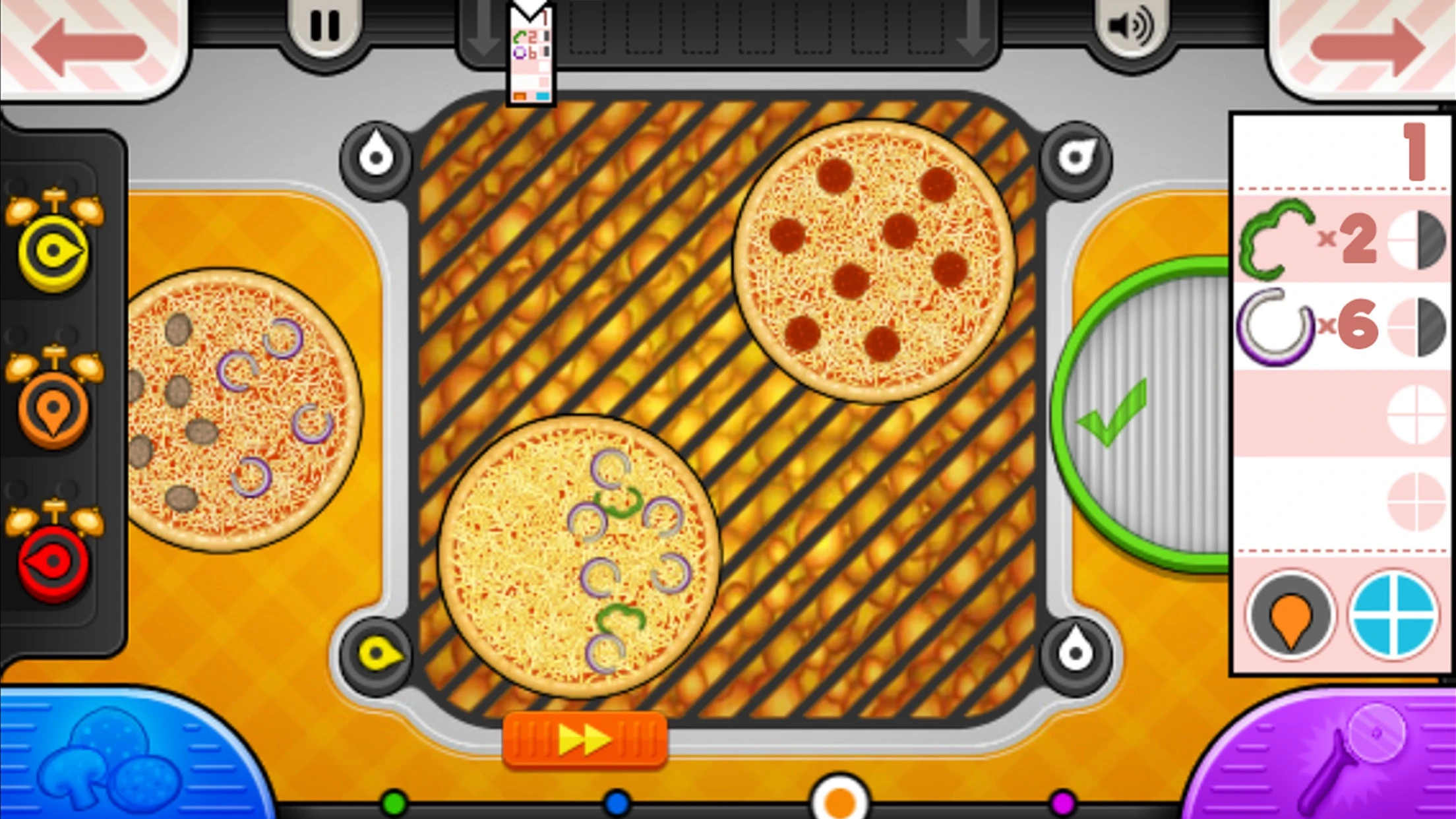 Papa's Pizzeria To Go! app store screenshot 3 — Games (iOS)