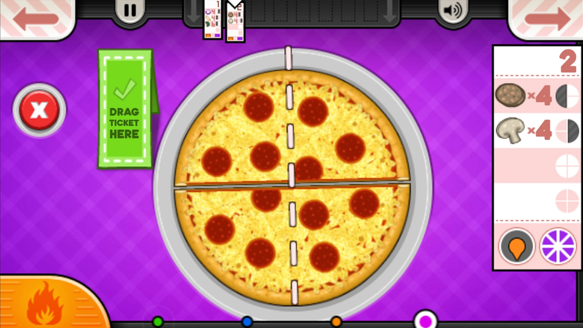 Papa's Pizzeria To Go! app store screenshot 4 — Games (iOS)