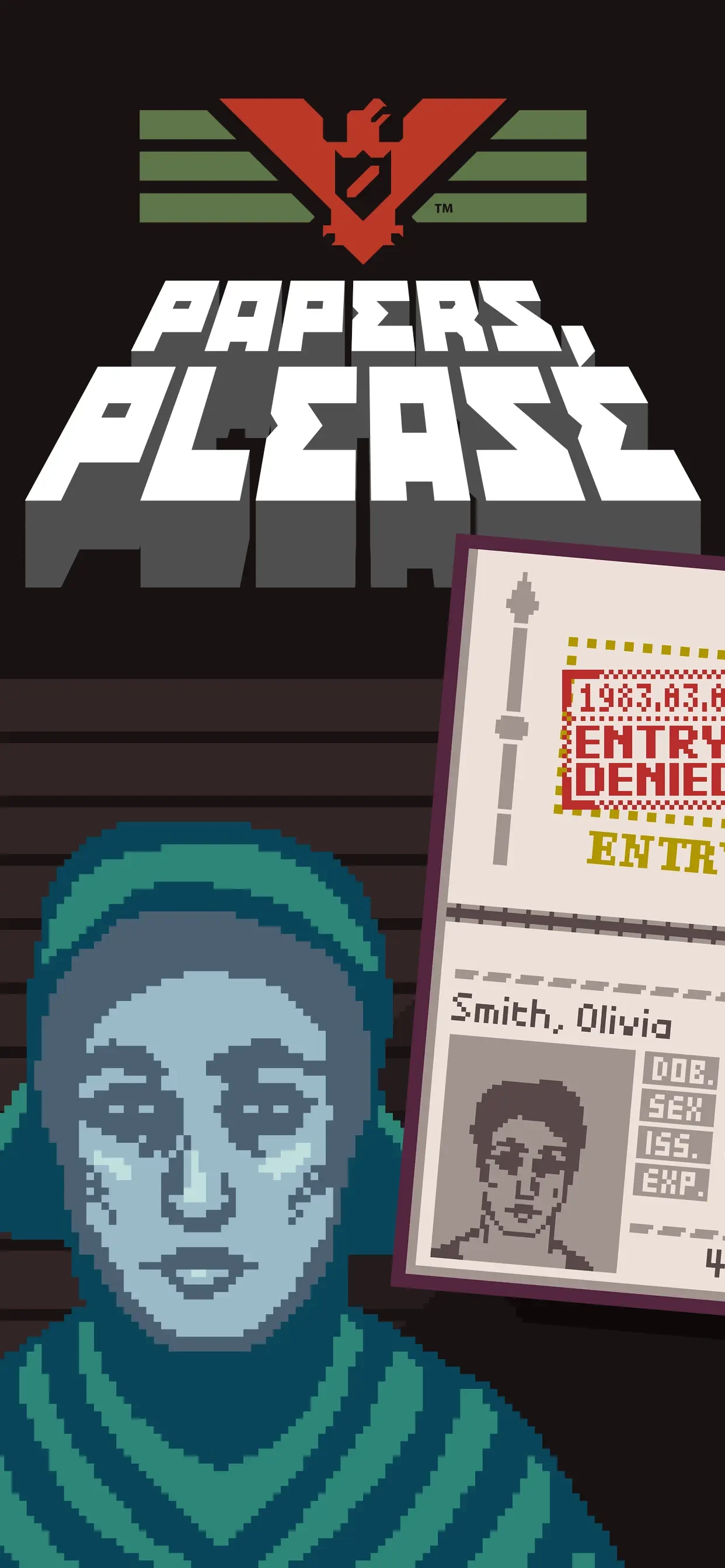 Papers, Please app store screenshot 1 — Games (iOS)