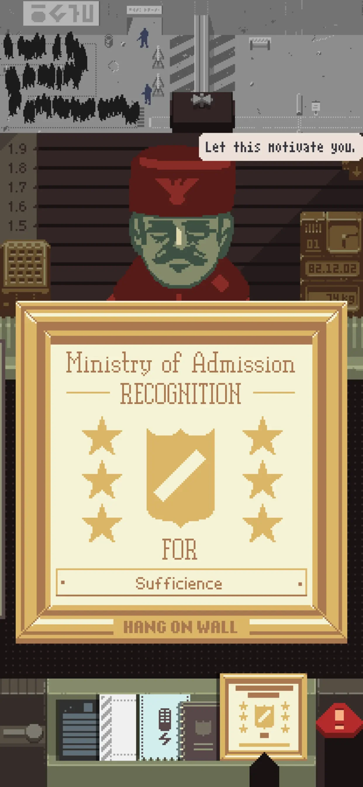 Papers, Please app store screenshot 10 — Games (iOS)