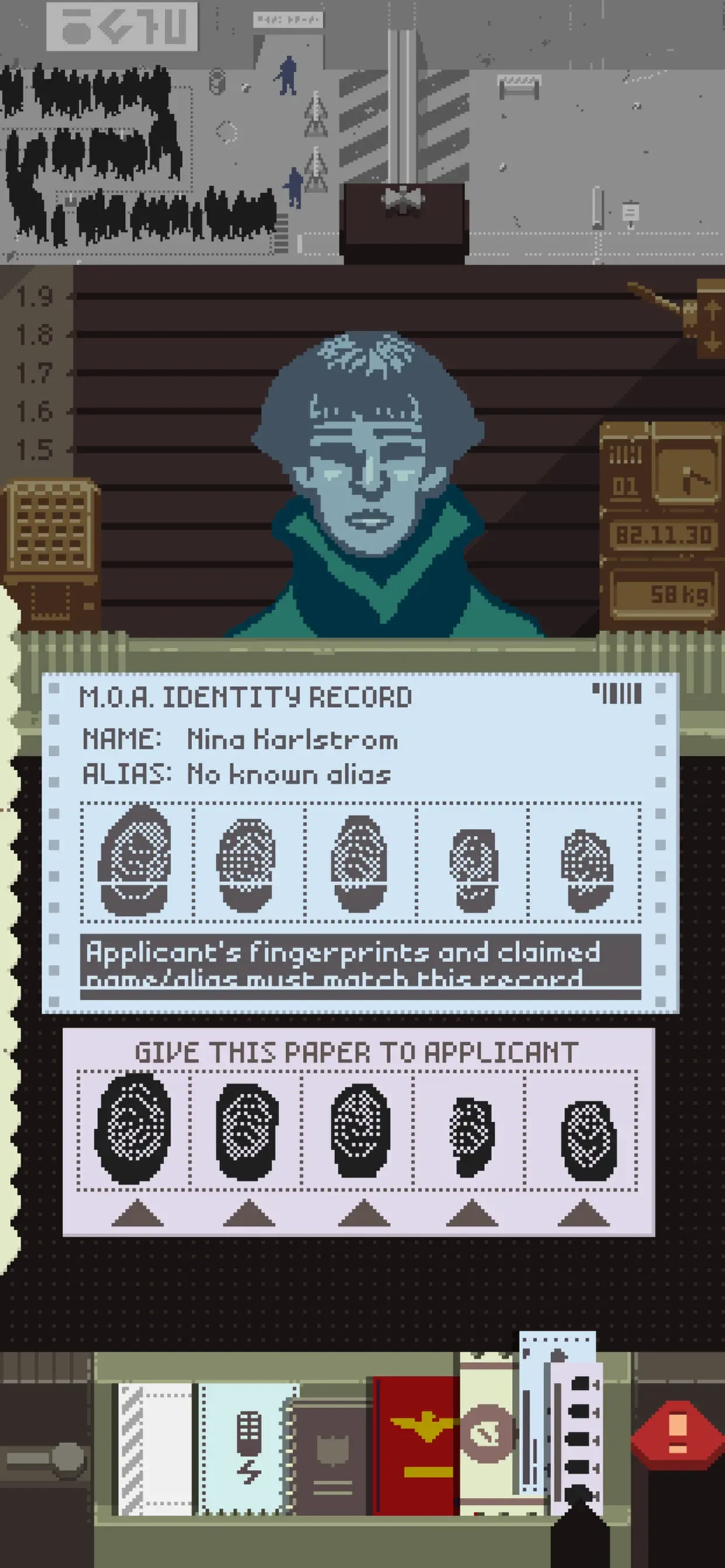 Papers, Please app store screenshot 7 — Games (iOS)