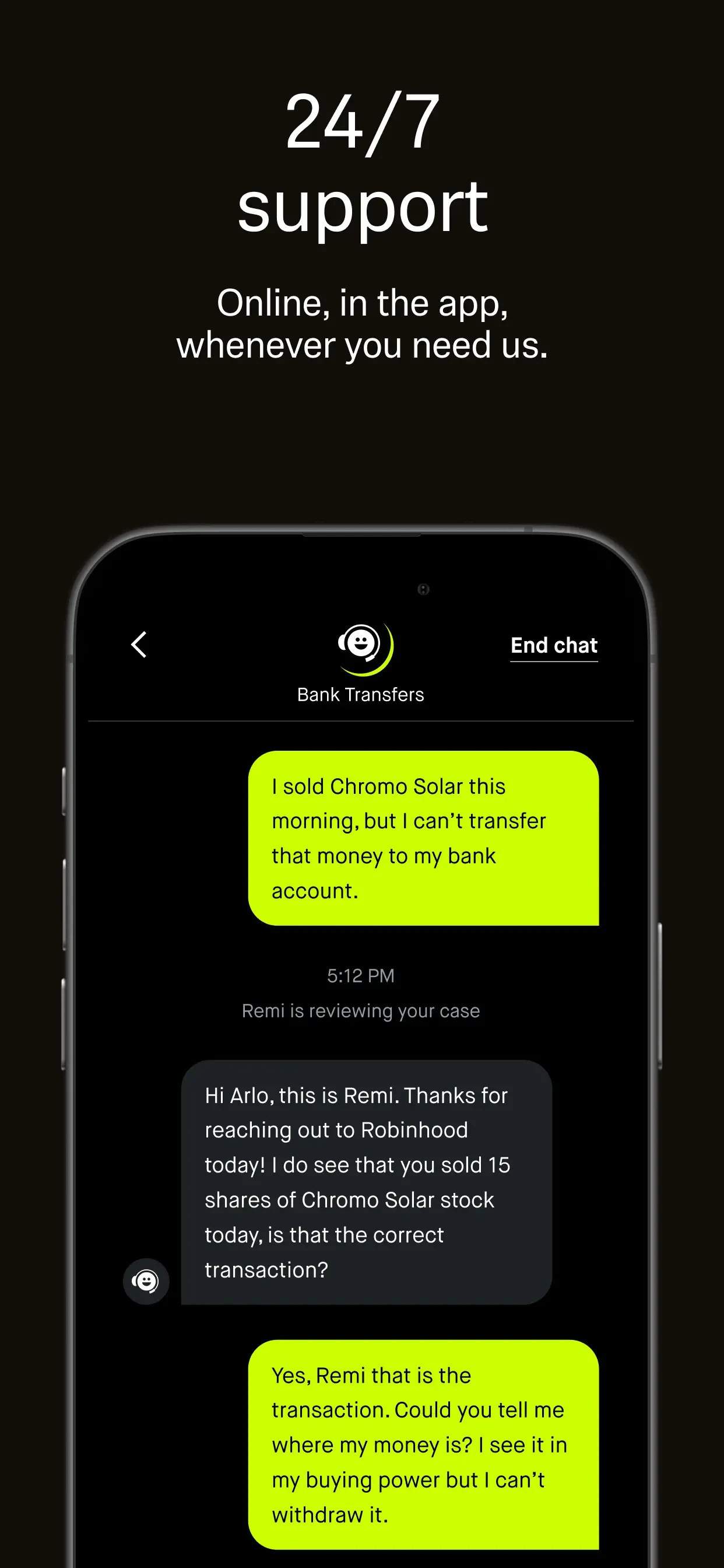 Robinhood: Trading & Investing app store screenshot 10 — Unknown (iOS)