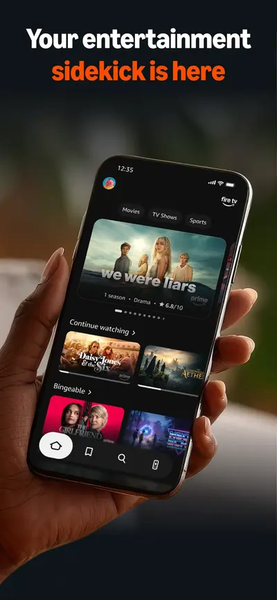 Amazon Fire TV app store screenshot 1 — Entertainment (iOS)