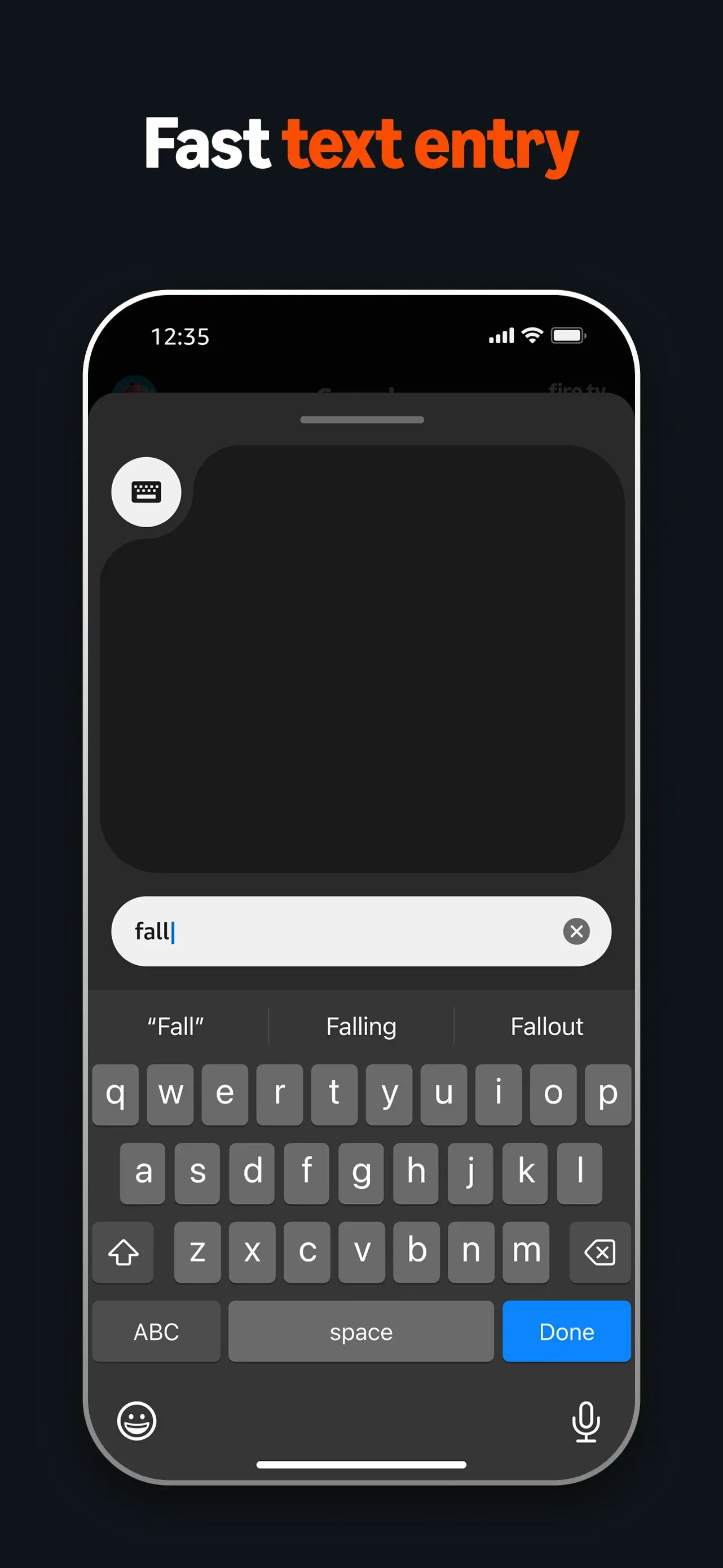 Amazon Fire TV app store screenshot 8 — Entertainment (iOS)