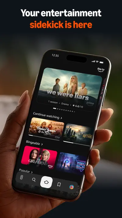 Amazon Fire TV app store screenshot 1 — Entertainment (iOS)