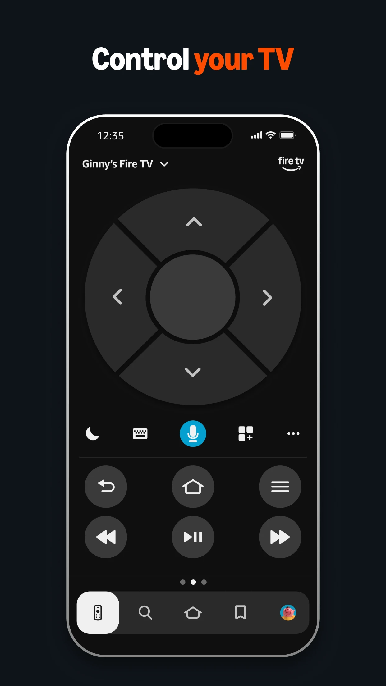 Amazon Fire TV app store screenshot 3 — Entertainment (iOS)