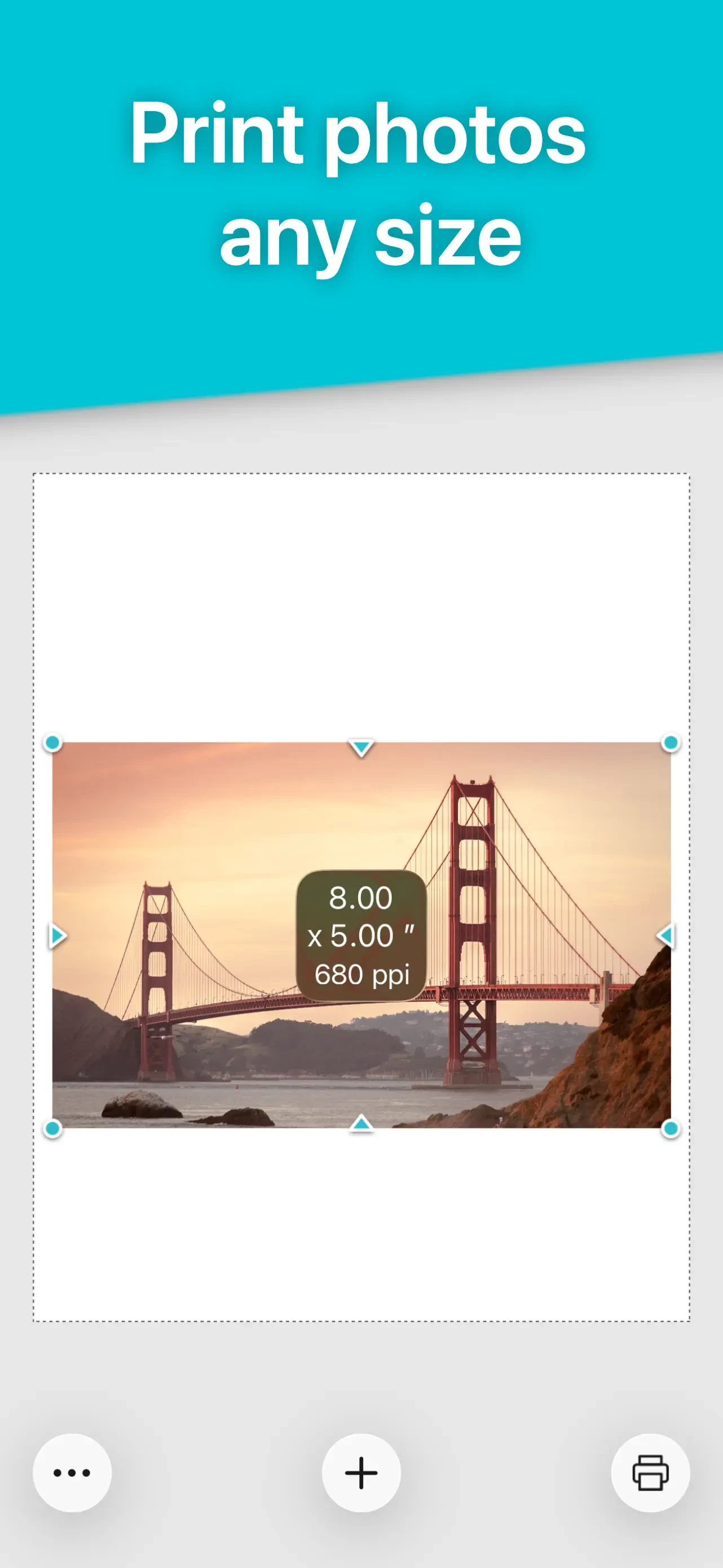 Print to Size app store screenshot 1 — Photo & Video (iOS)