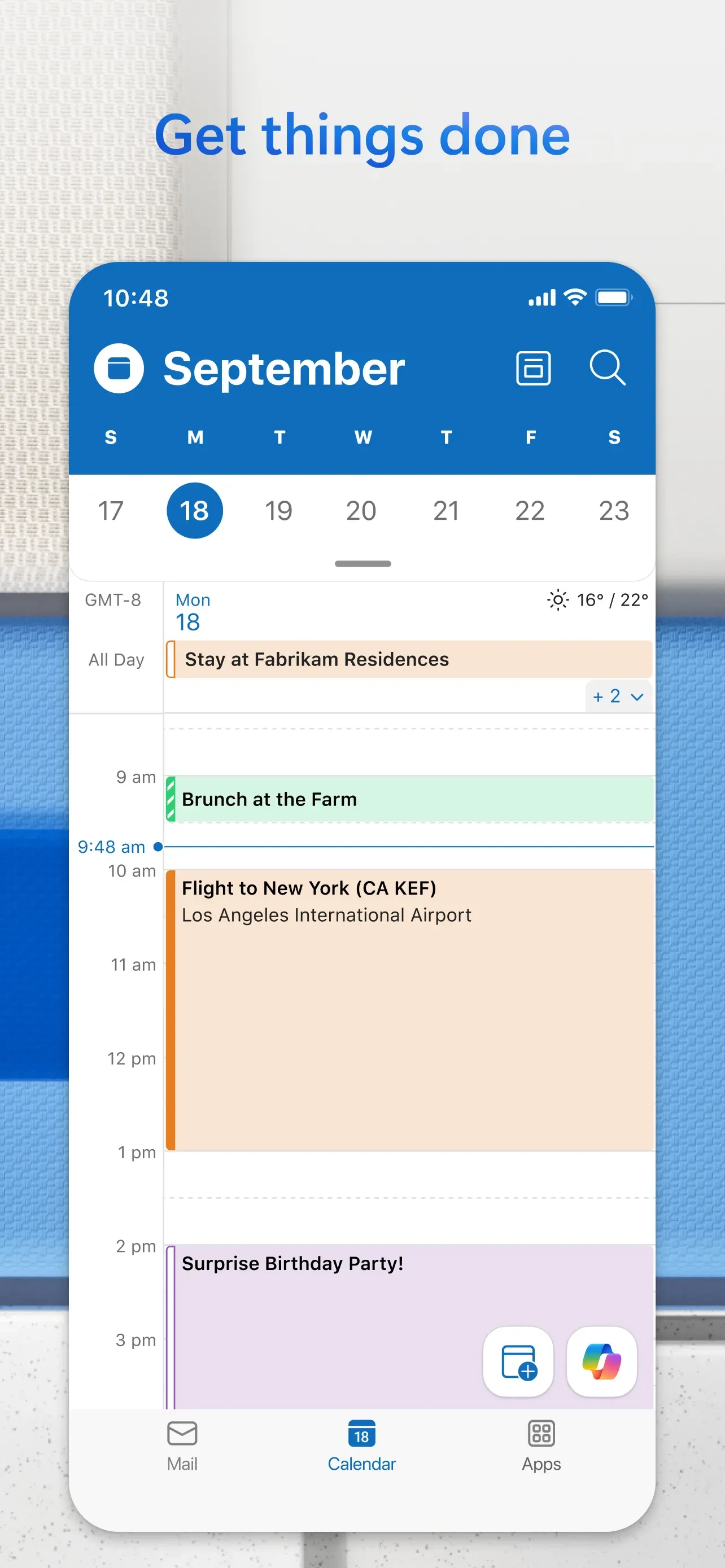 Microsoft Outlook app store screenshot 8 — Productivity (iOS)