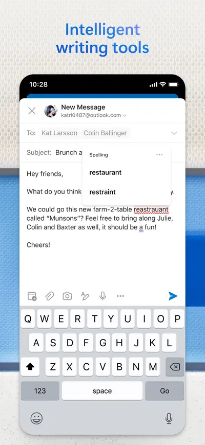Microsoft Outlook app store screenshot 9 — Productivity (iOS)