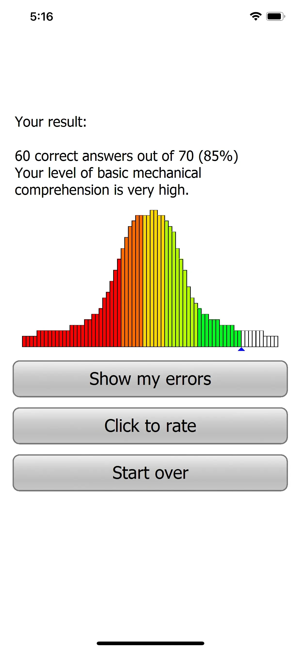 Bennet Test Full app store screenshot 5 — Unknown (iOS)