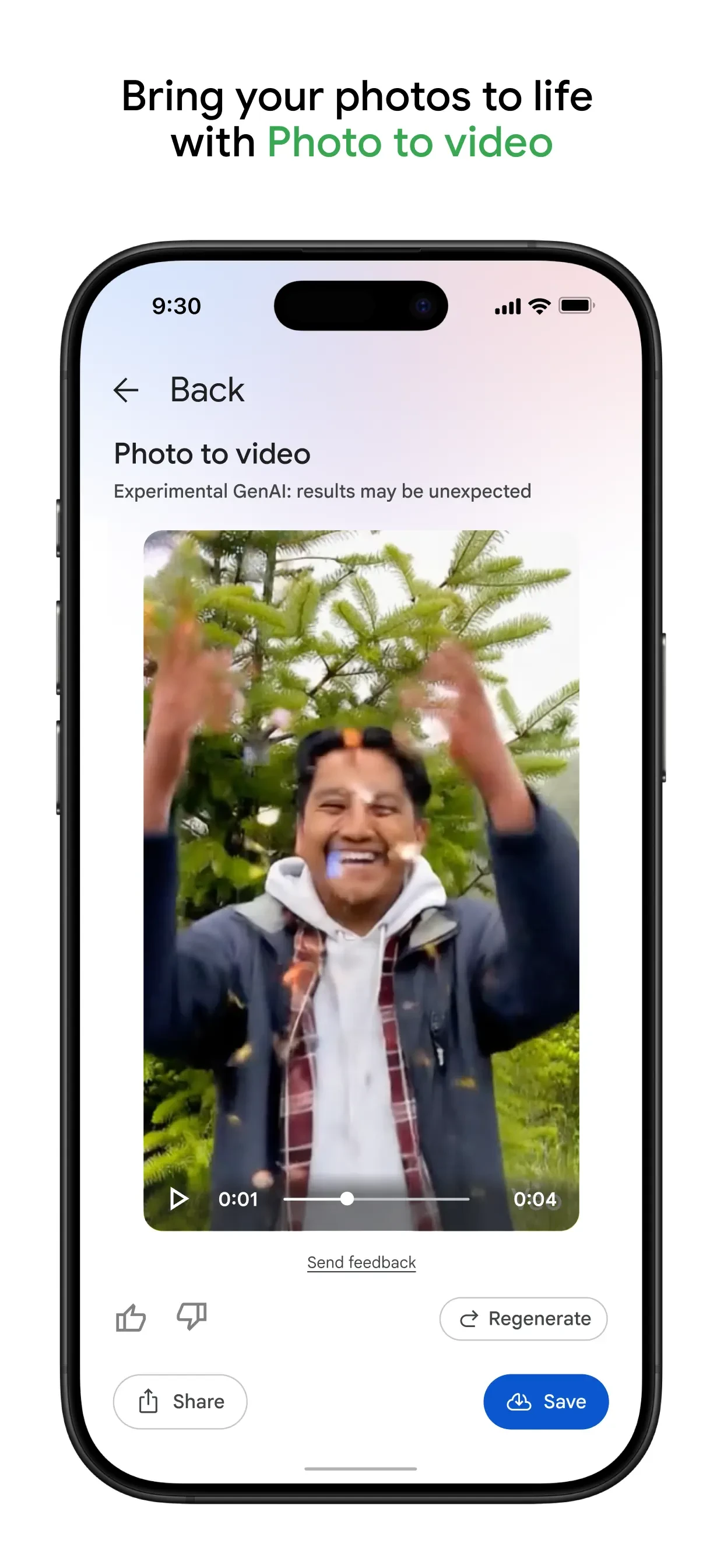 Google Photos: Backup & Edit app store screenshot 4 — Photo & Video (iOS)