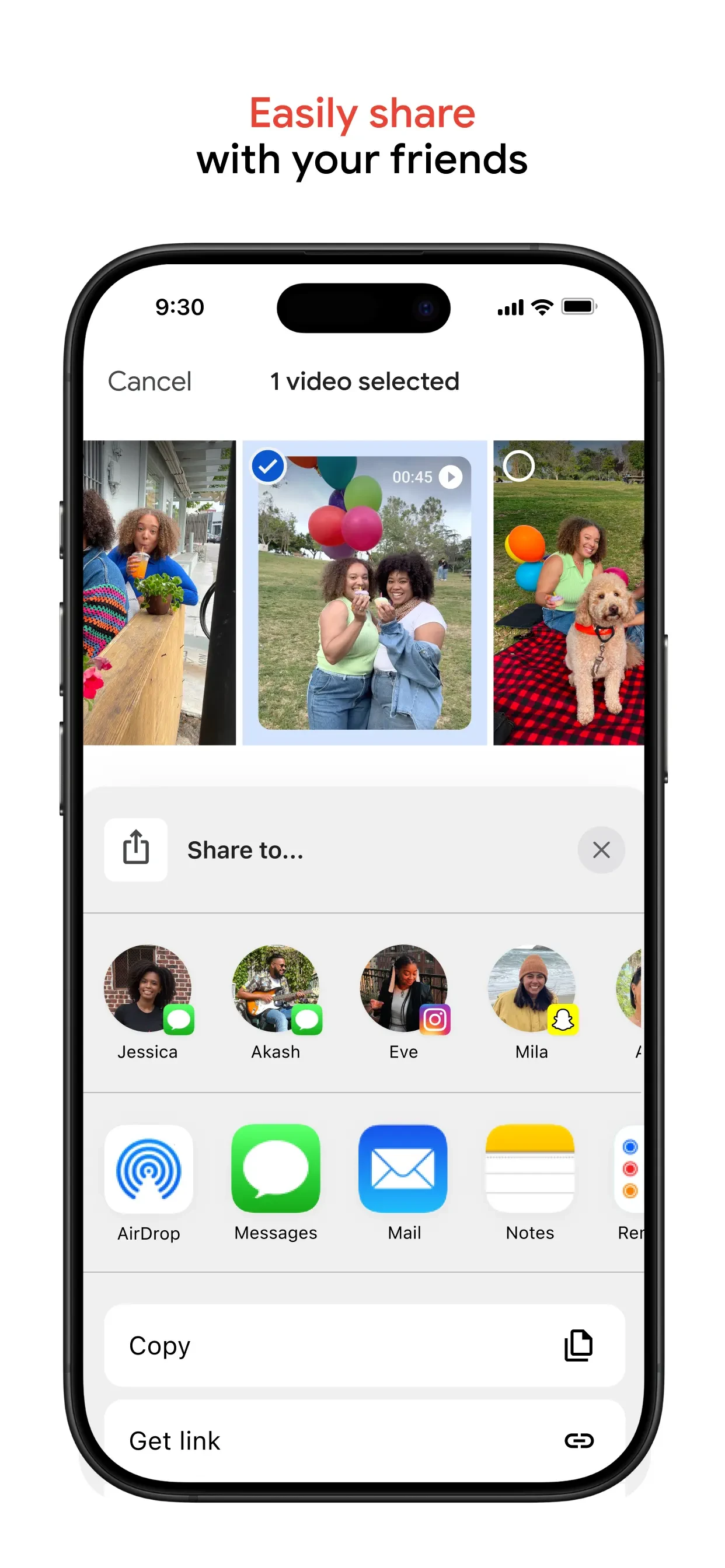 Google Photos: Backup & Edit app store screenshot 5 — Photo & Video (iOS)