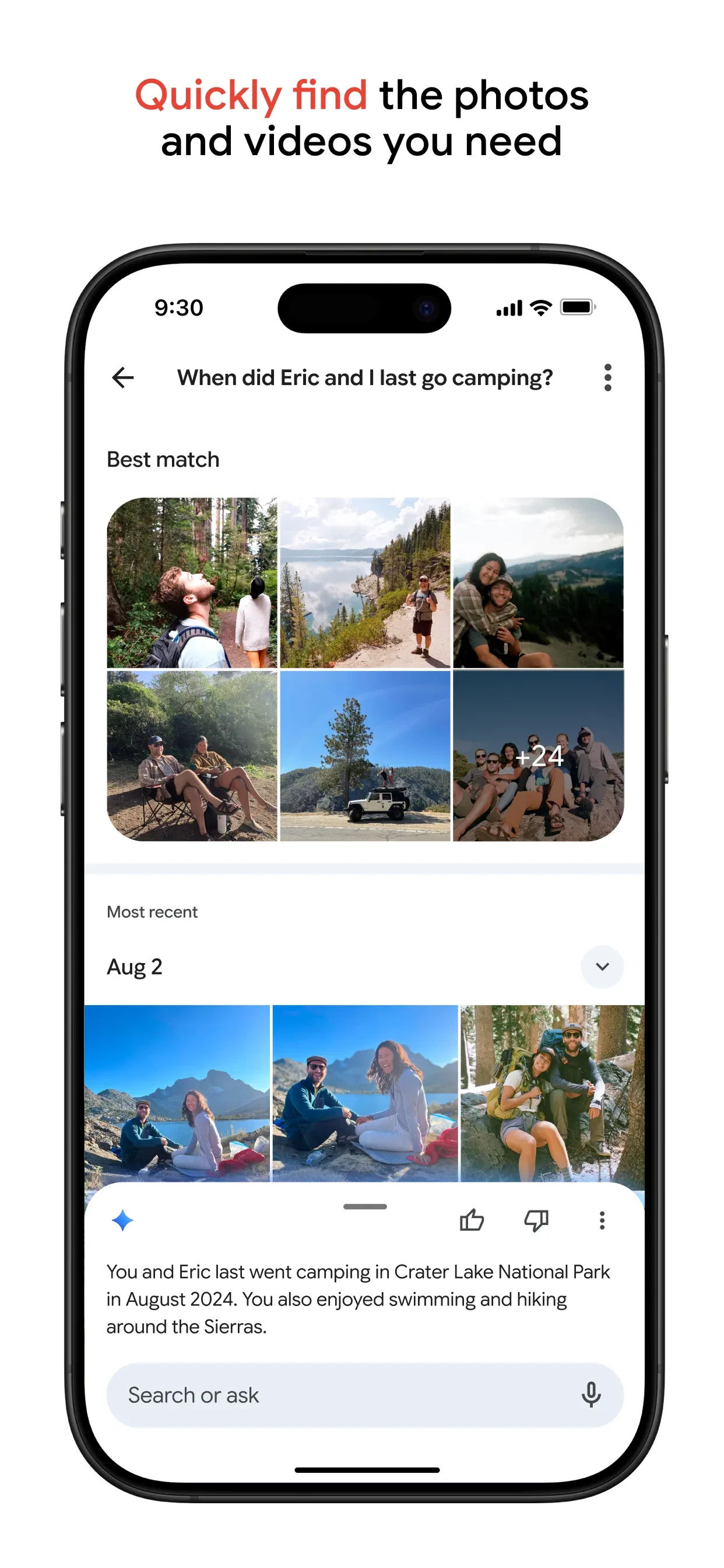 Google Photos: Backup & Edit app store screenshot 6 — Photo & Video (iOS)