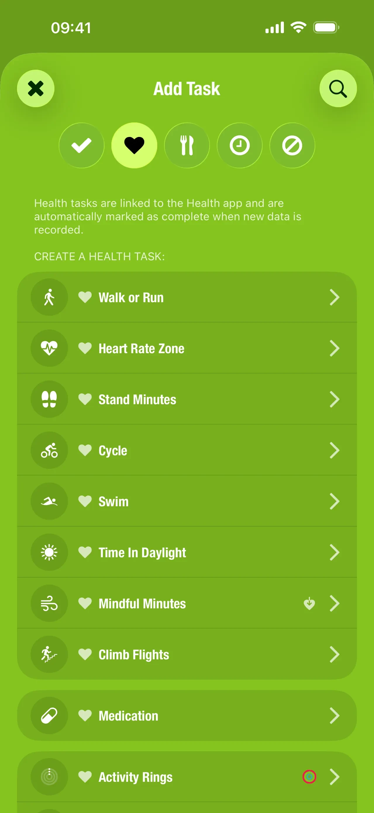 Streaks app store screenshot 4 — Health & Fitness (iOS)